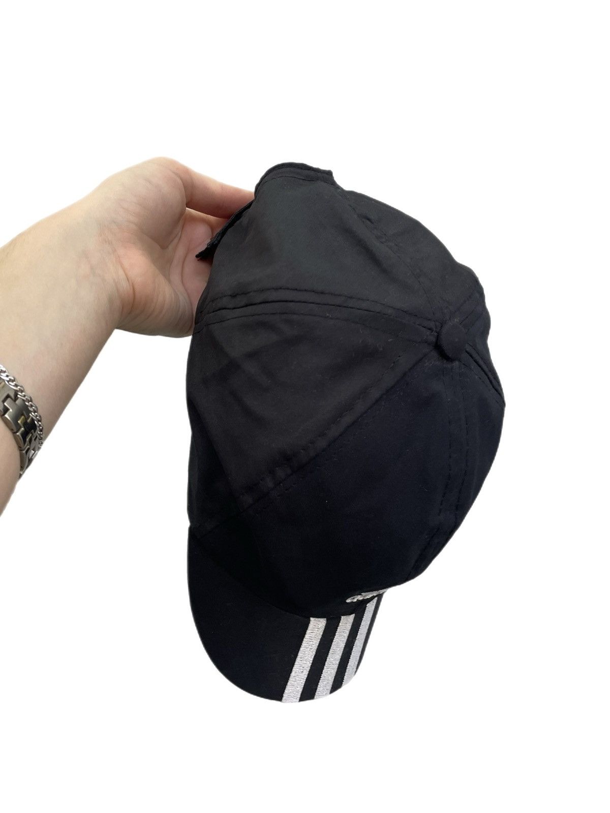 Adidas Adidas black y-3-stripes cap Y2K classic streetwear style Size ONE SIZE - 8 Thumbnail