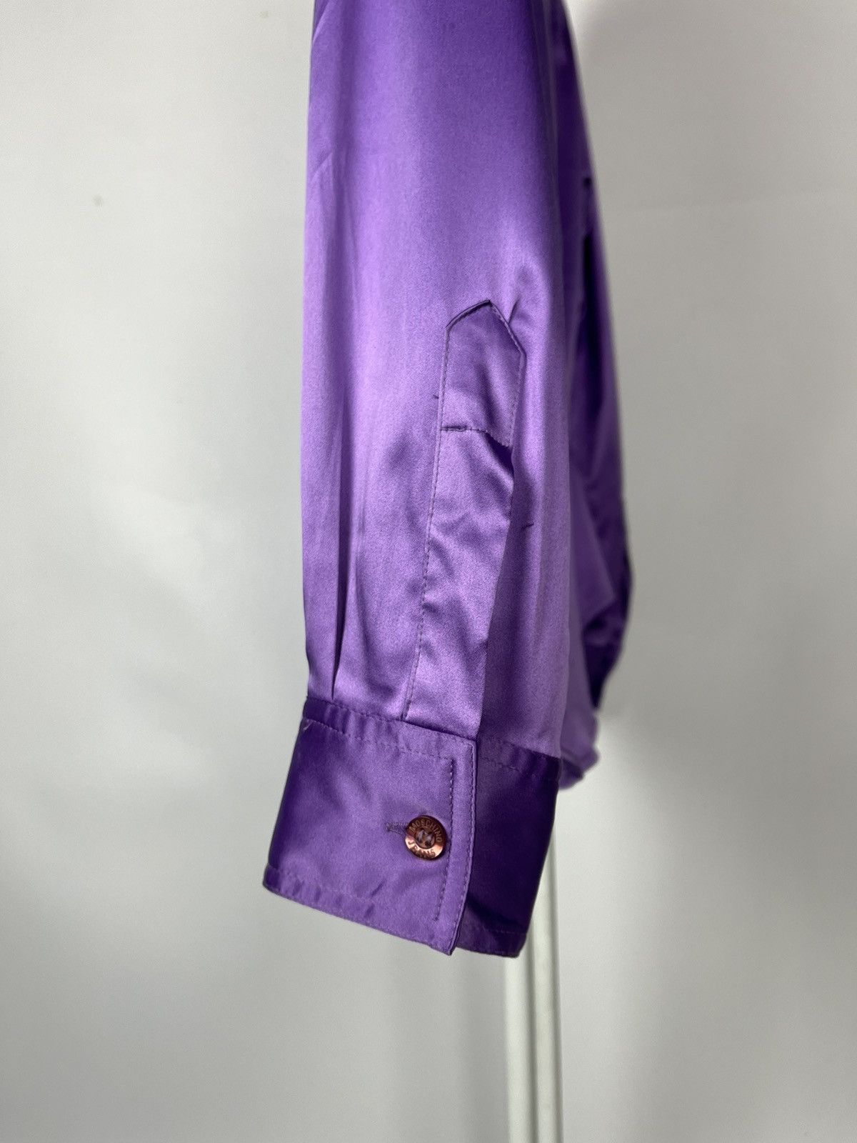 Moschino 💜Moschino Jeans button up shirt blouse Size M / US 6-8 / IT 42-44 - 8 Thumbnail