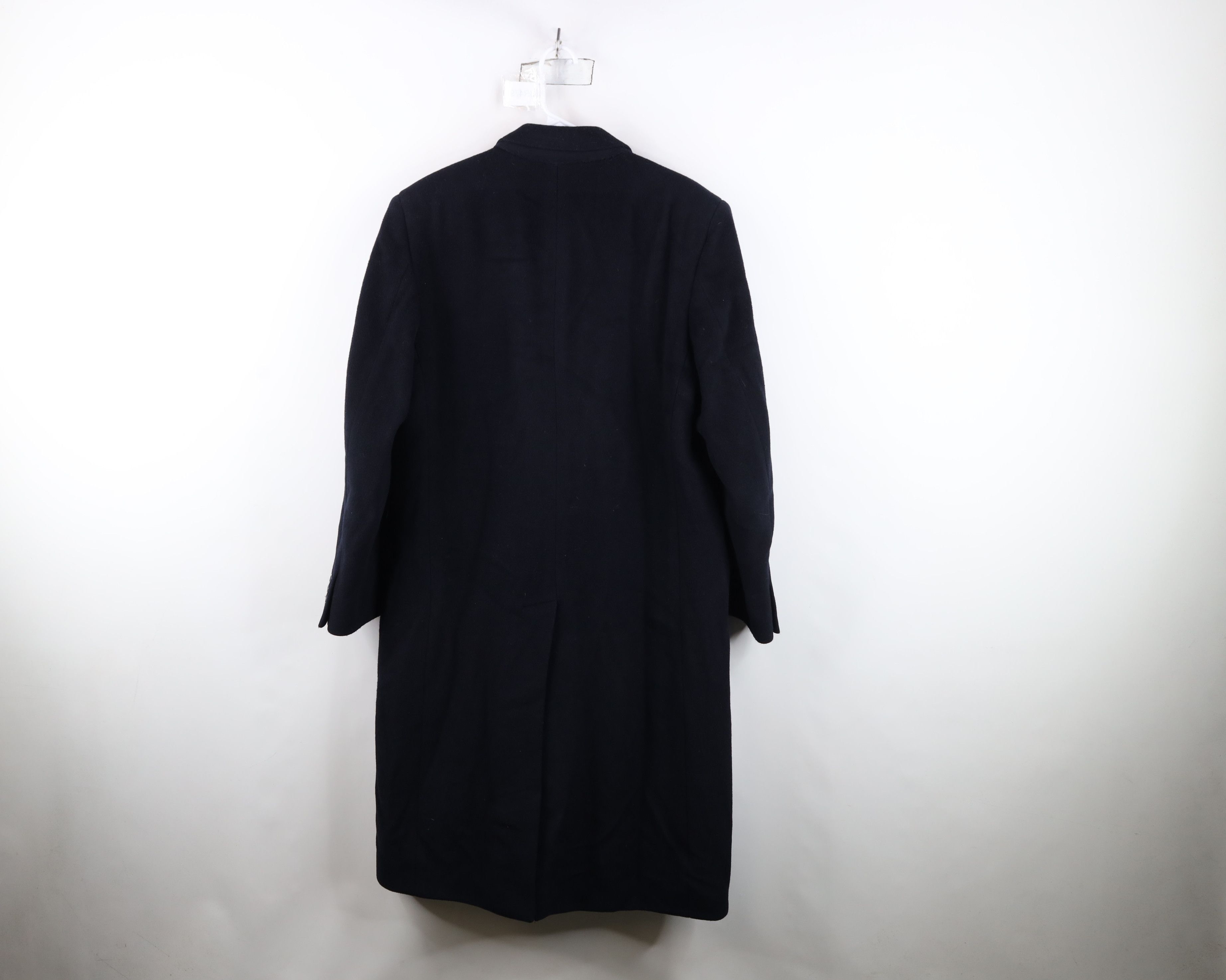 Vintage Vintage 70s Streetwear Winter Overcoat Jacket Navy Blue Size US XL / EU 56 / 4 - 14 Thumbnail