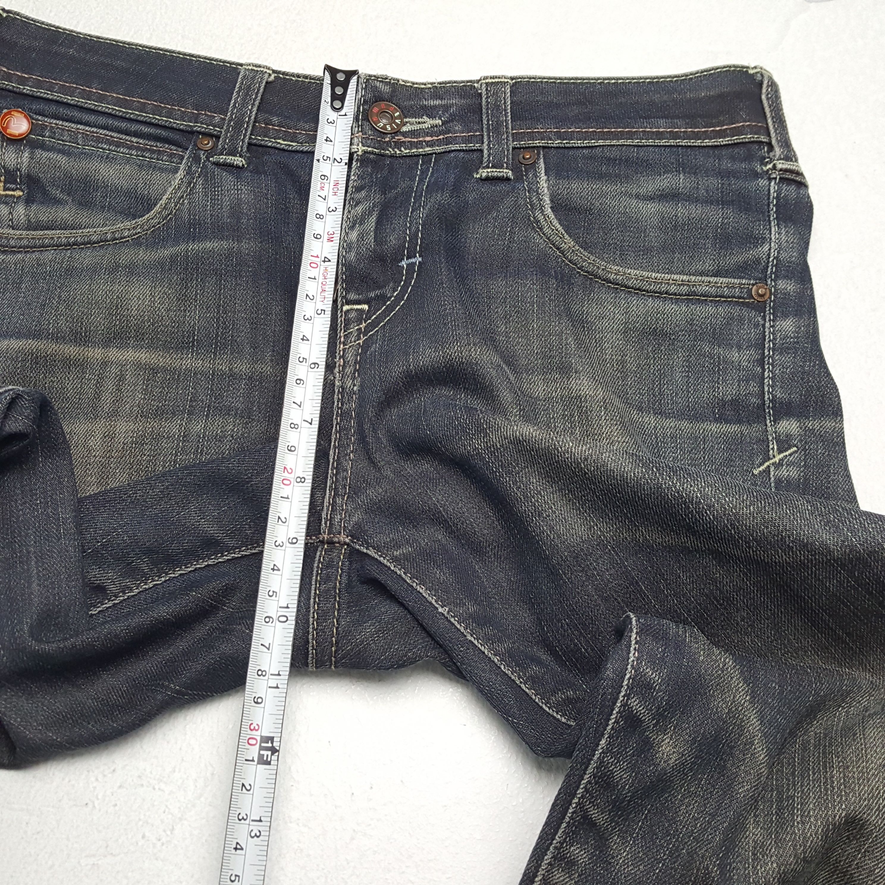 Evisu × Japanese Brand × Puma EVISU x PUMA Japanese Brand Custom Daicock Style Jeans Size 29" - 8 Thumbnail