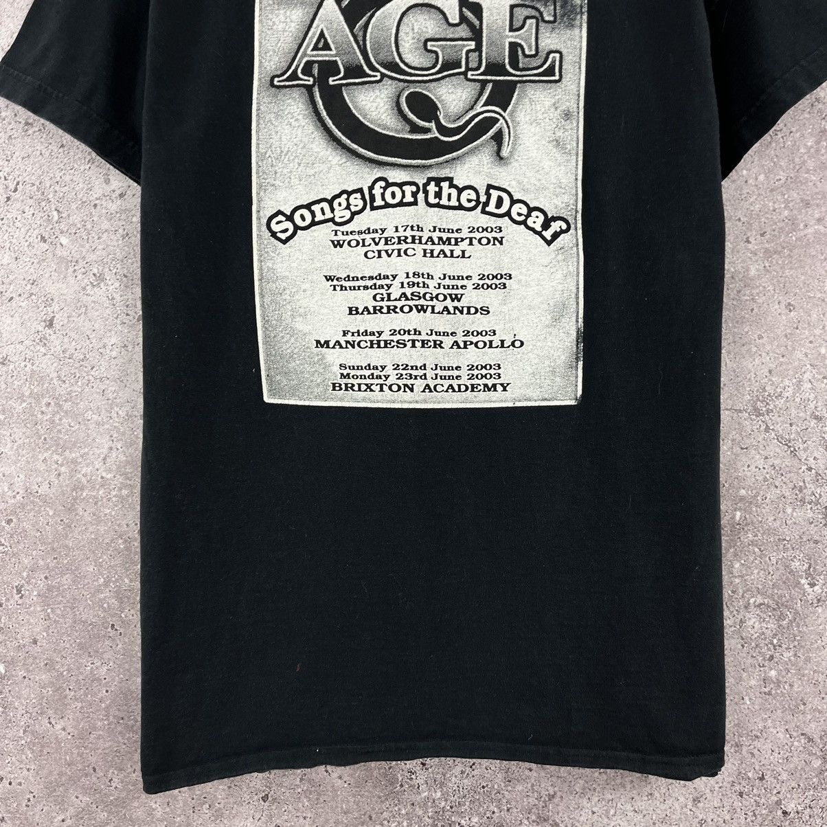 Band Tees Rare 2003 Queen Of The Stone Age Tee Big Double Logo Size L Size US L / EU 52-54 / 3 - 7 Thumbnail