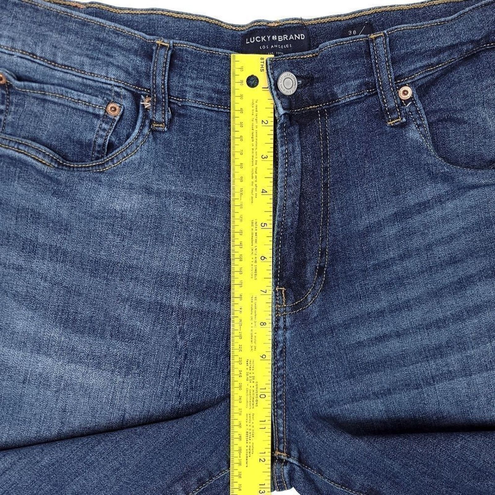 Lucky Brand Lucky Brand 221 Straight Jeans Mens 38x32 Blue Stretch Size US 38 / EU 54 - 6 Thumbnail