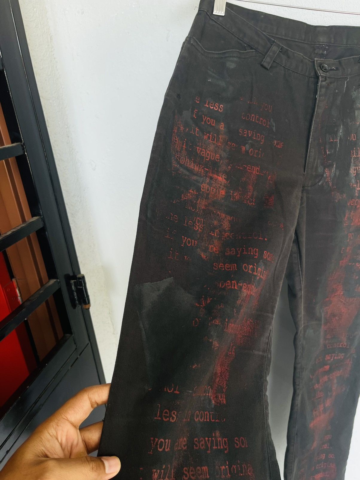 Japanese Brand × Seditionaries Anarchy Poem Punk Design Size US 28 / EU 44 - 6 Thumbnail