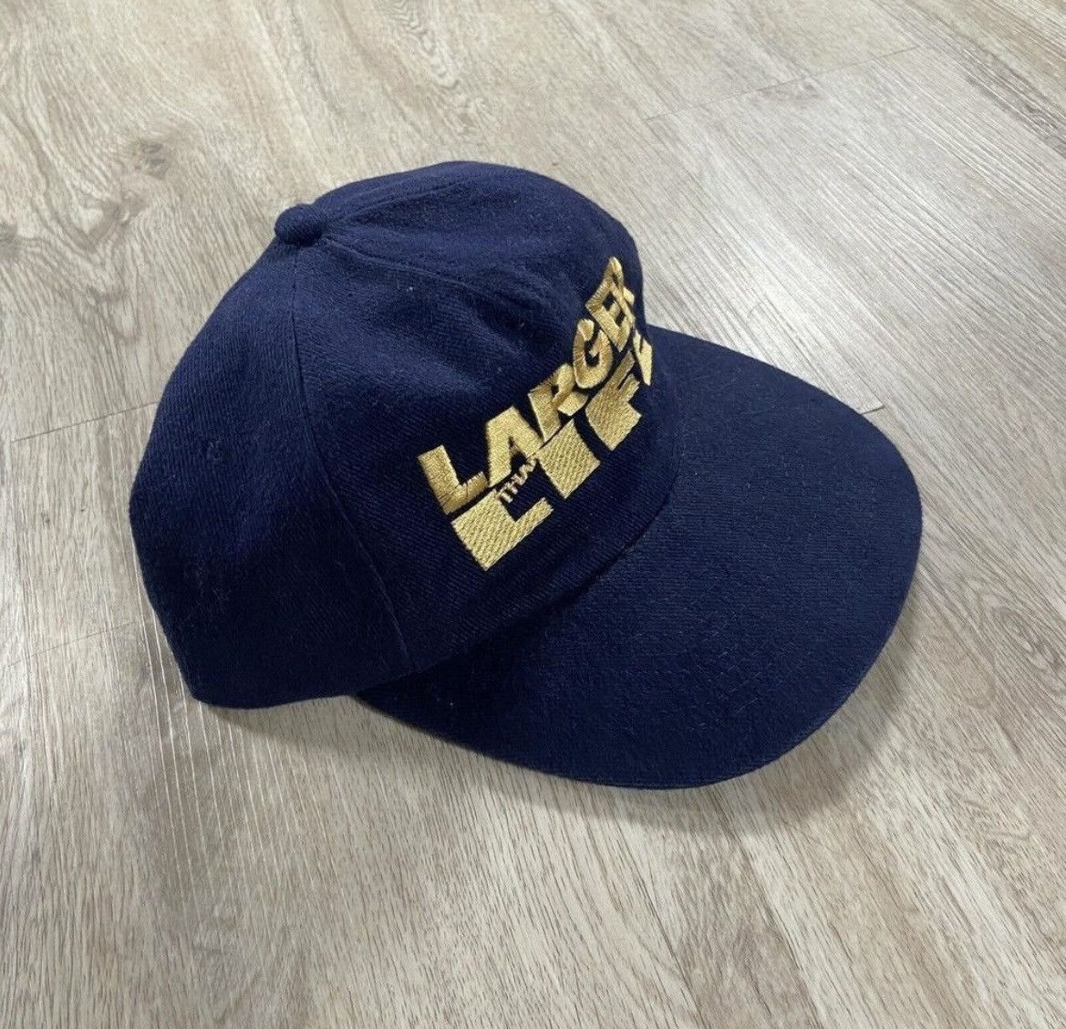 Vintage Vintage 1996 Larger Than Life Snapback Hat Movie Promo Size ONE SIZE - 8 Thumbnail