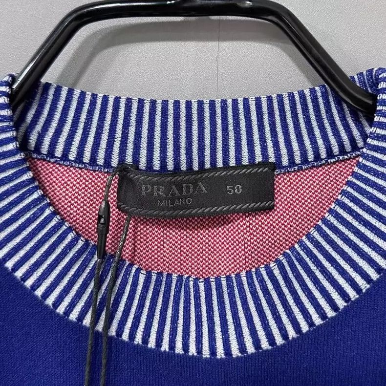 Prada Show jacquard knitted sweater 2504-Nextarrow