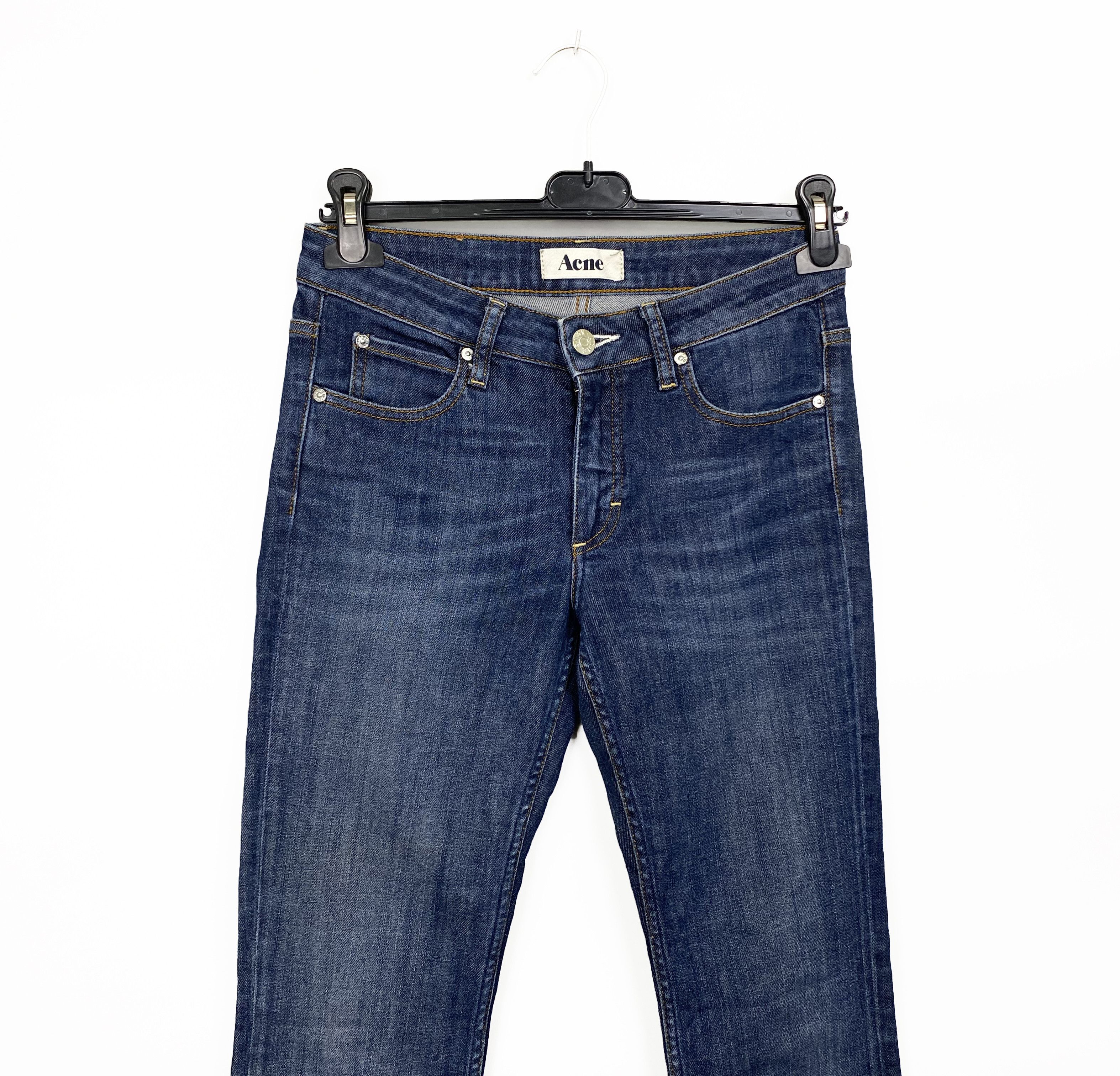 Acne Studios ACNE Hex Prod Denim Jeans Leather Patch W27 L32 Size US 27 - 2 Thumbnail