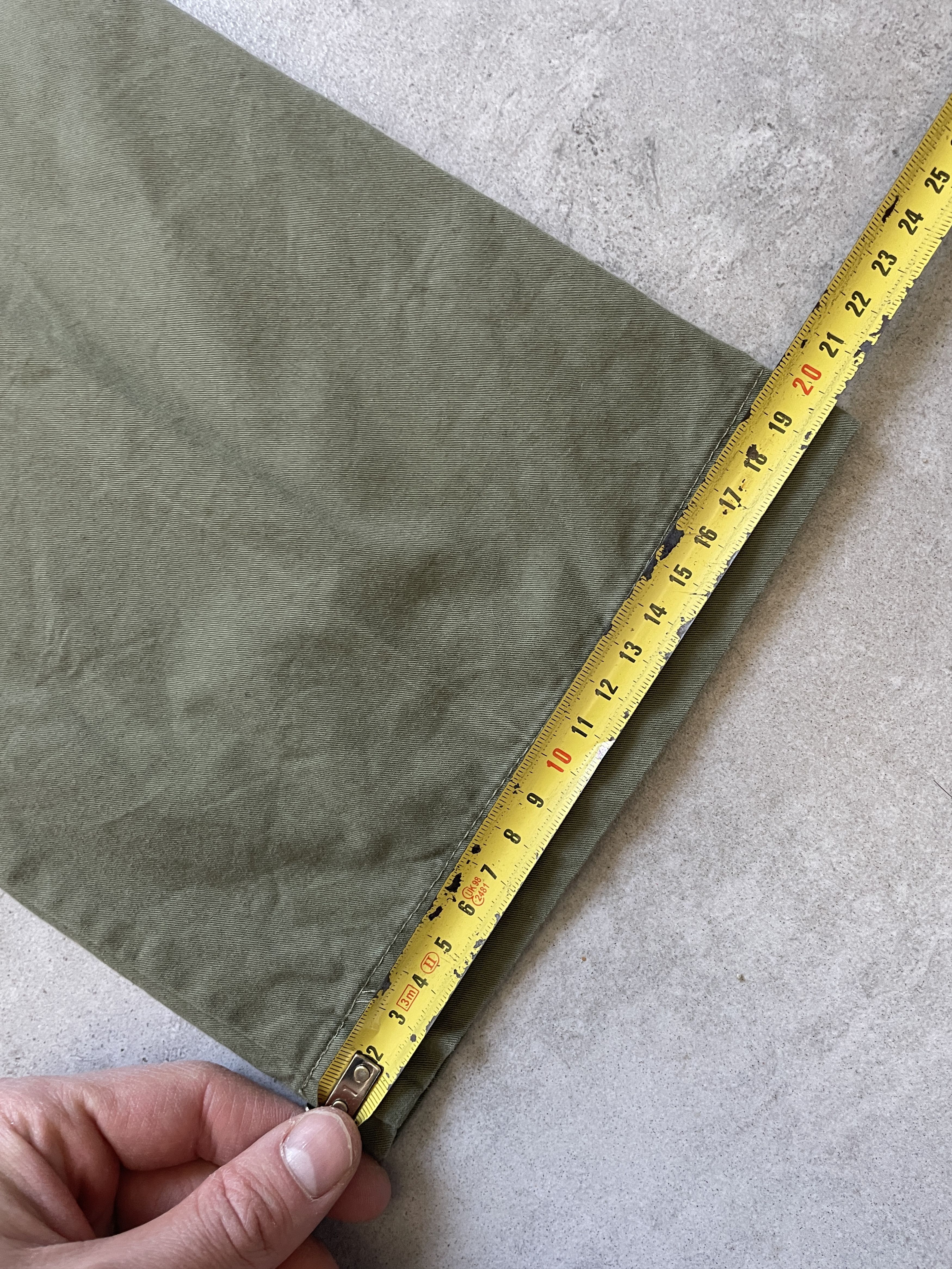 Burberry VINTAGE BURBERRYS FORMAL KHAKI WIDE WOOL TROUSERS OLD MONEY Size US 36 / EU 52 - 6 Thumbnail