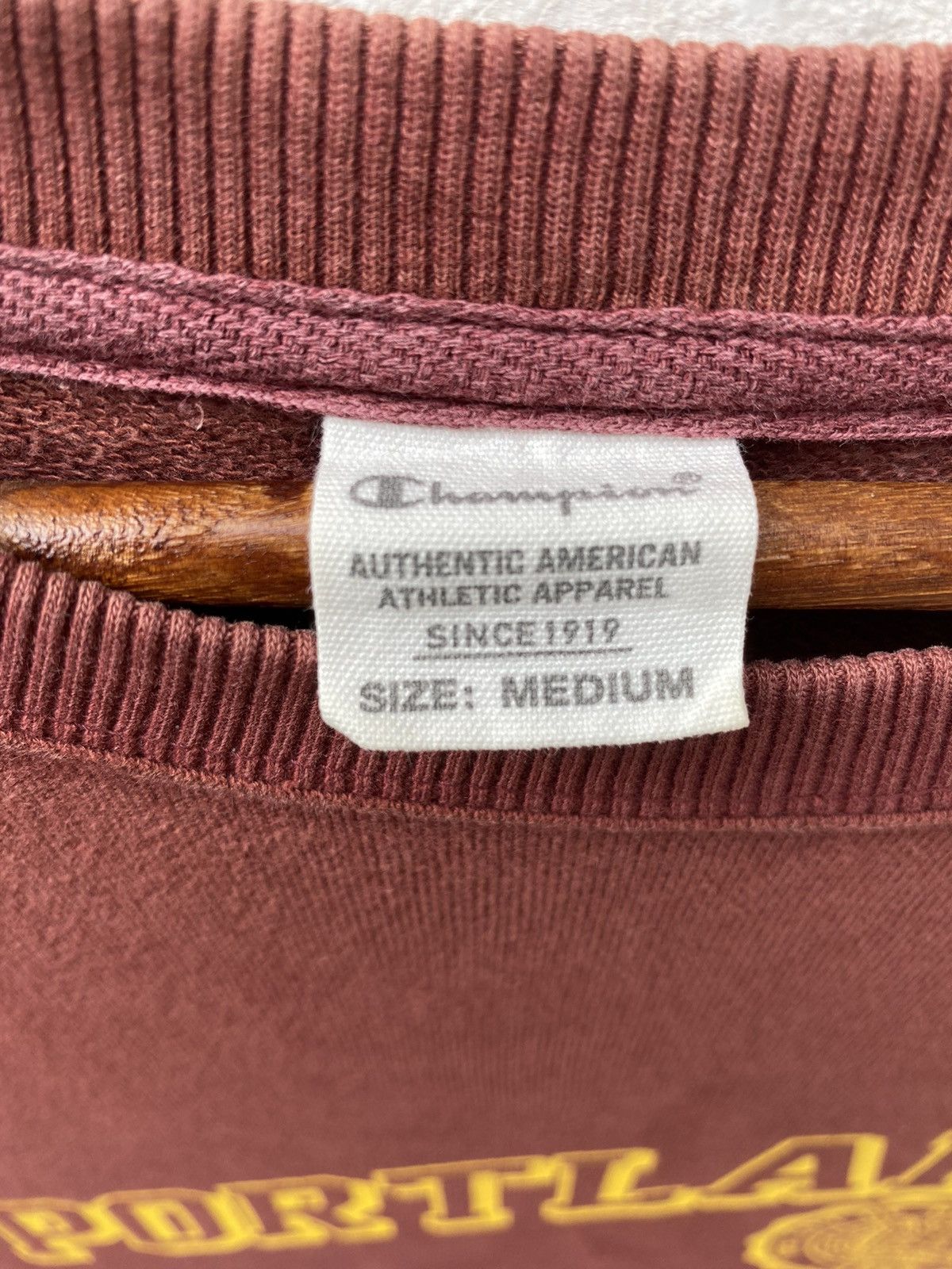 Champion Champion Portland Sweatshirt Spellout Crewneck Size M Size US M / EU 48-50 / 2 - 6 Thumbnail