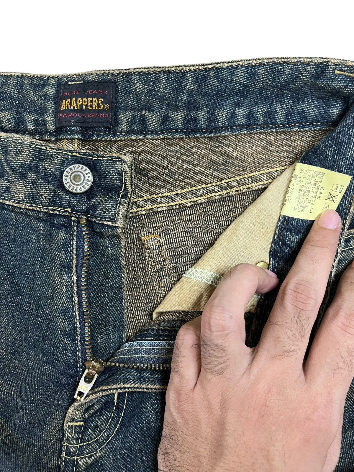 Japanese Brand Vintage Japanese Brand Rusty Mud Wash Flare Jeans Size 27" / US 4 / IT 40 - 10 Thumbnail