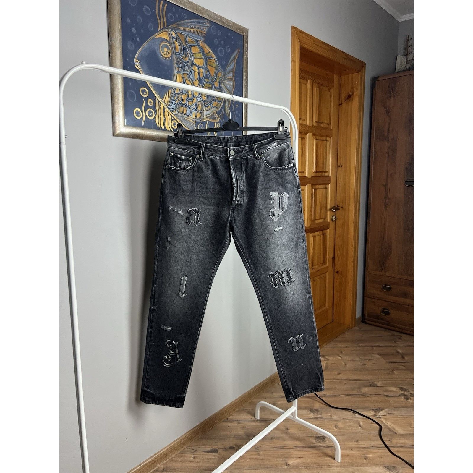 Palm Angels Palm Angels Auth Logo Patch Classic Denim Jeans Pants Size 3 Size US 34 / EU 50 - 3 Thumbnail