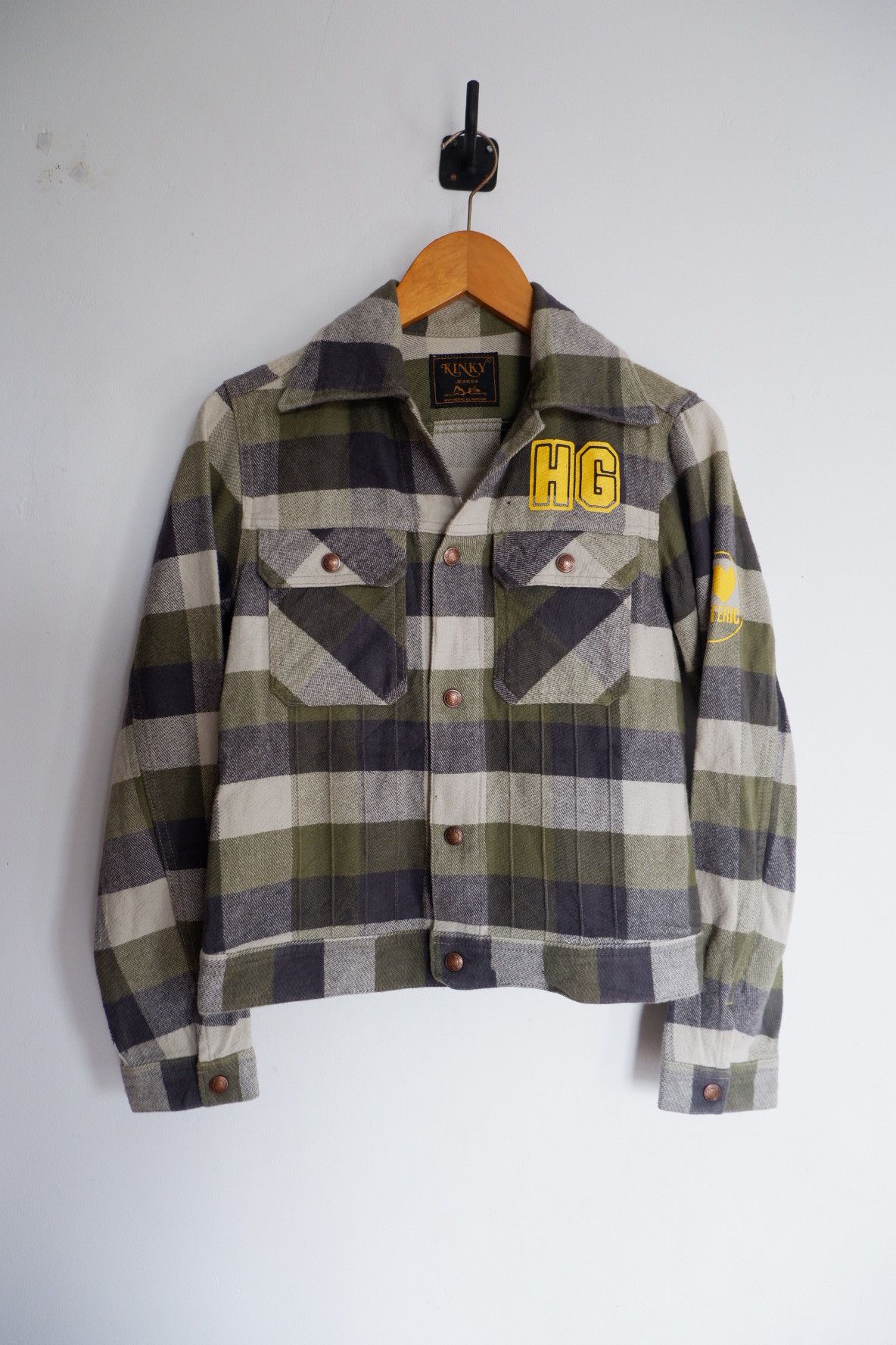 Hysteric Glamour Vintage 2000s Hysteric Glamour Plaid Flannel Jacket Size US S / EU 44-46 / 1 - 2 Thumbnail