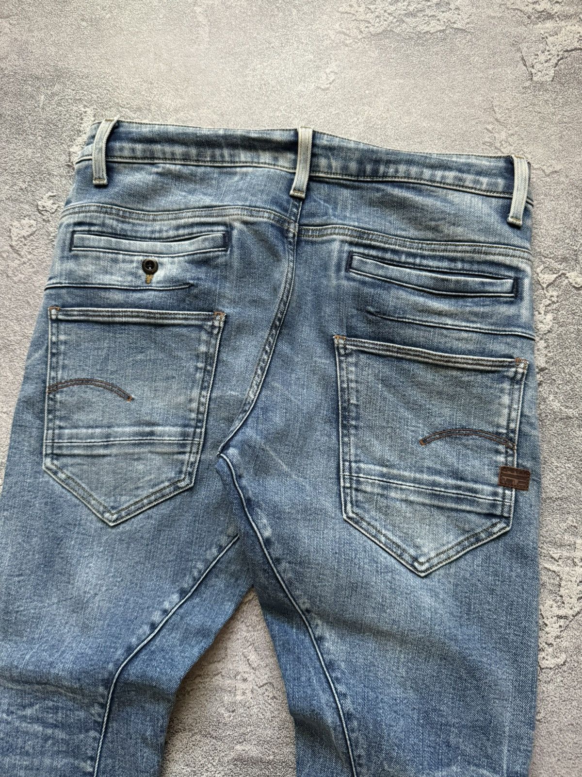 G-Star × Vintage G star raw 31/34 DSTAQ 3D super slim denim jean trouser pant Size US 31 - 3 Thumbnail