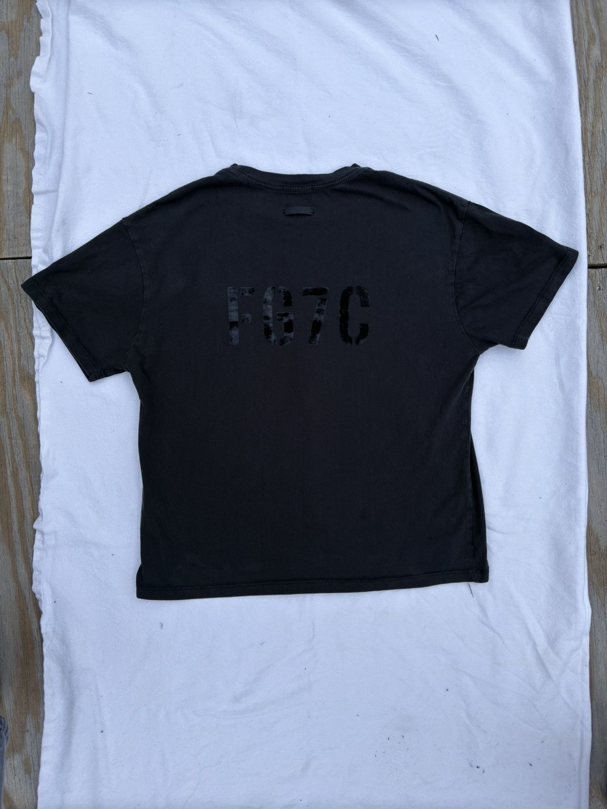 Fear of God × Vintage Fear of God FG7C Grey and black vintage military tee Size US L / EU 52-54 / 3 - 2 Thumbnail