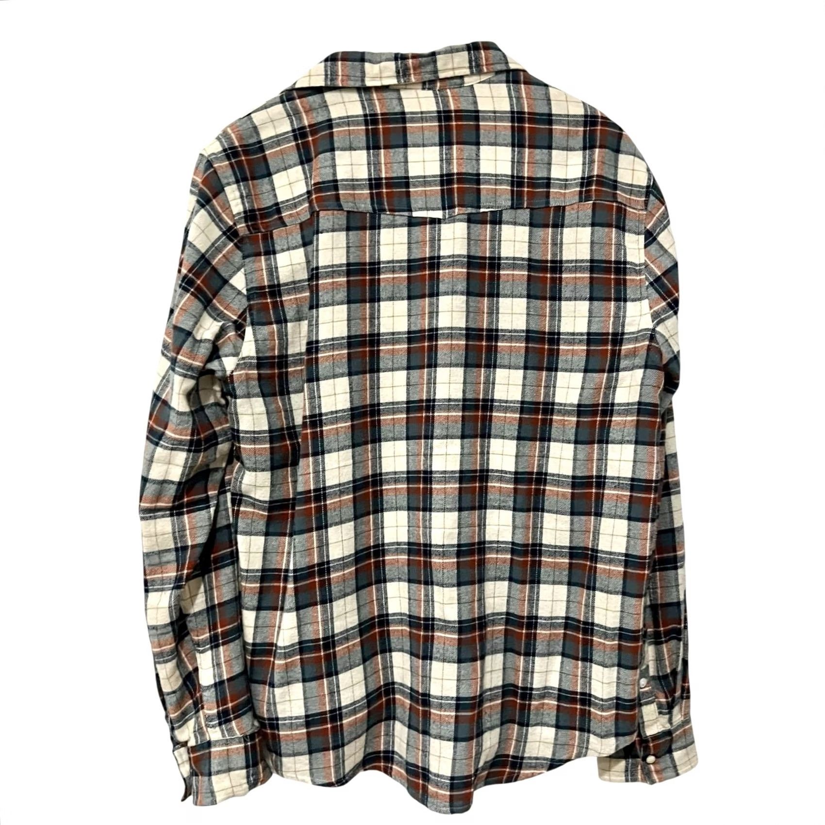 Lucky Brand Lucky Brand Shirt Mens Large Plaid Flannel Western Pearl Snap Long Sleeve Cotton Shirt Mens Large Plaid Flannel Western Pearl Snap Long Sleeve Cotton Size US L / EU 52-54 / 3 - 4 Thumbnail