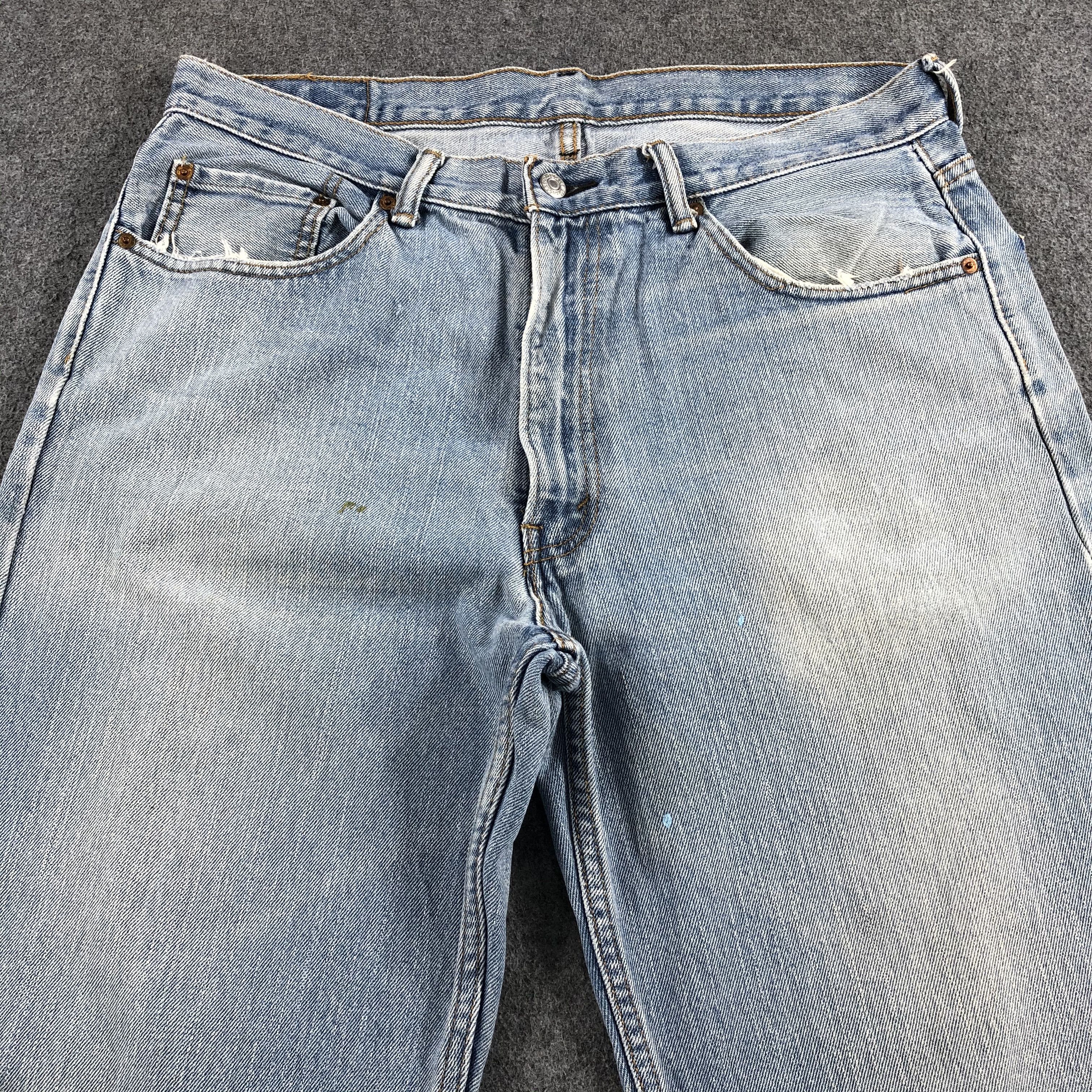 Levi's Vintage Light Wash Levis 550 Jeans-J1707 Size US 37 - 3 Thumbnail
