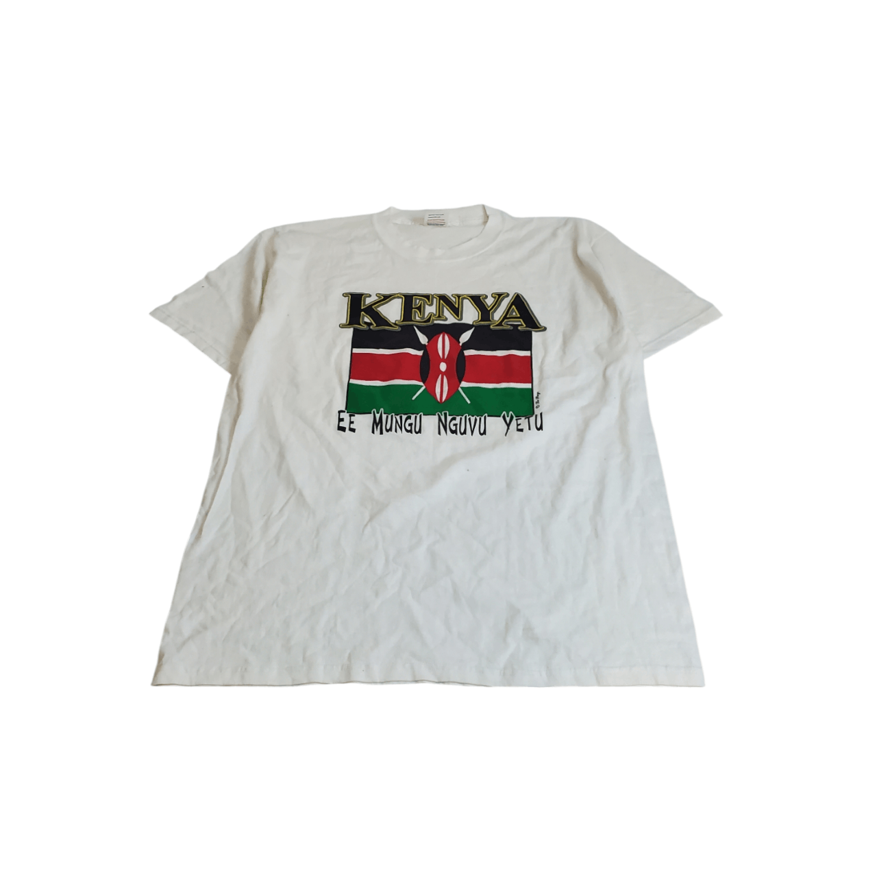 Vintage 90s Kenya Flag T-Shirt Size US XL / EU 56 / 4 - 1 Thumbnail