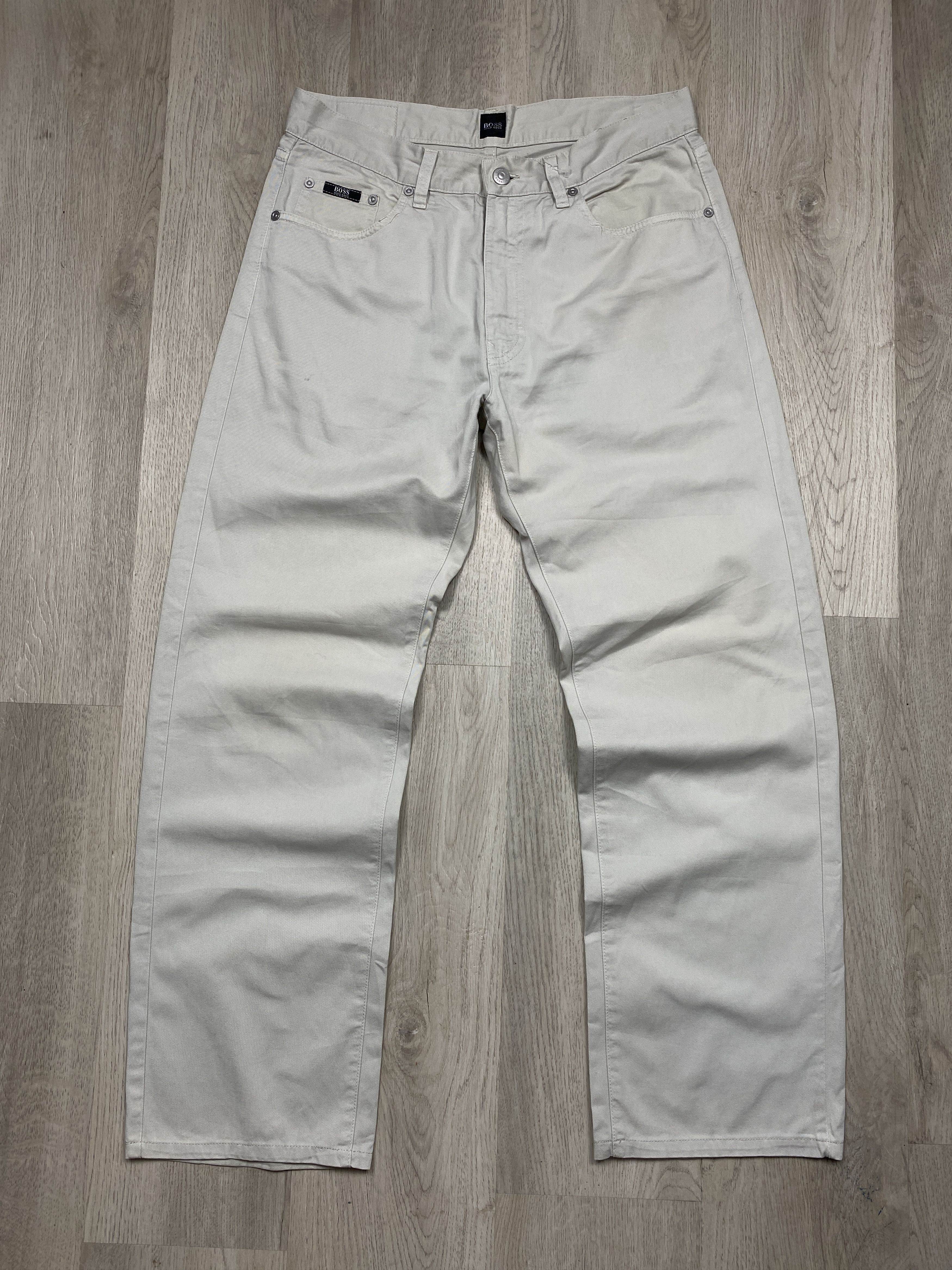 Hugo Boss × Vintage Hugo Boss 90s Vintage Mens Classic Chino Pants Size US 33 - 1 Thumbnail
