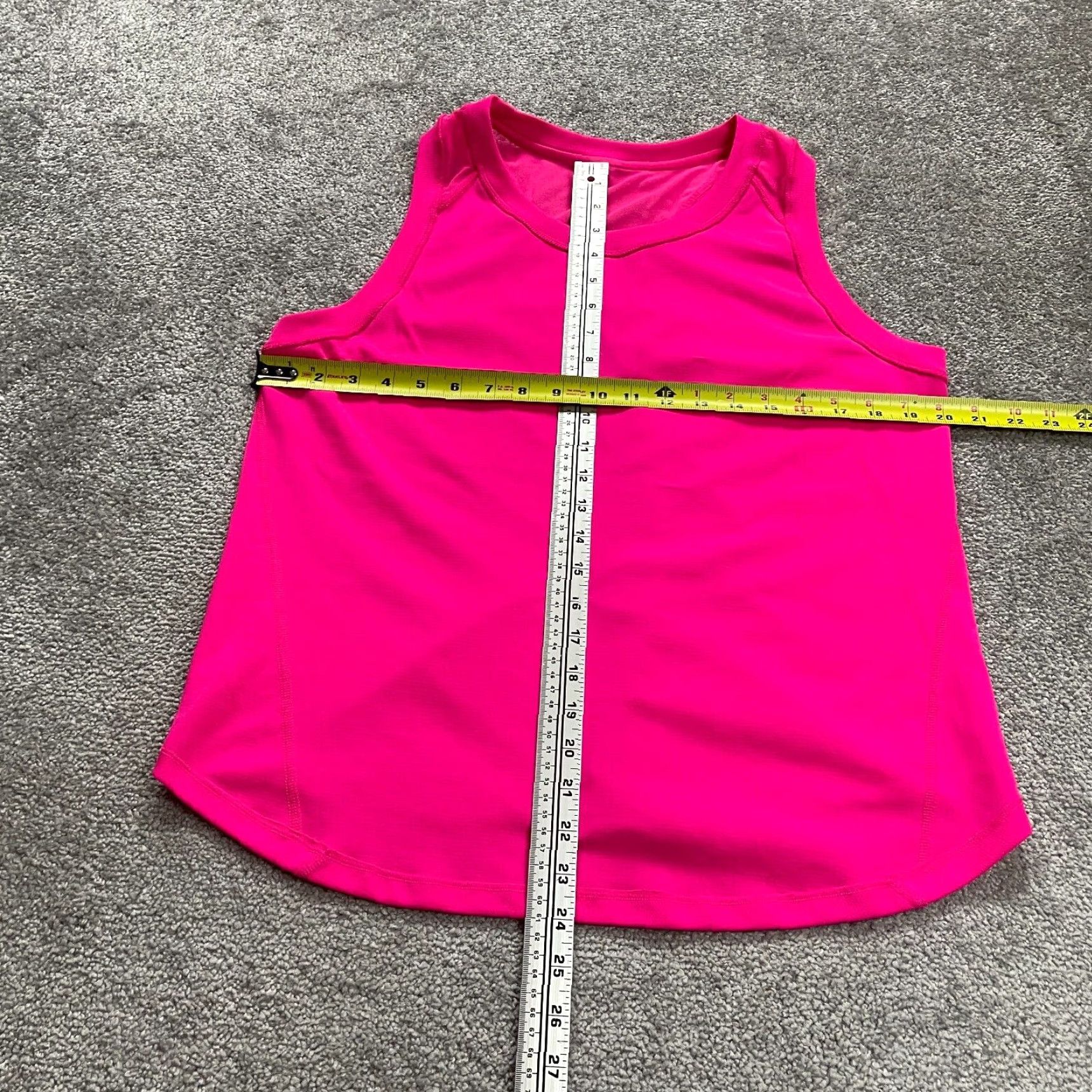 Pinko Unbranded Tank Women Large Pink Racerback Sleeveless Athletic Activewear Womens Size L / US 10 / IT 46 - 7 Thumbnail