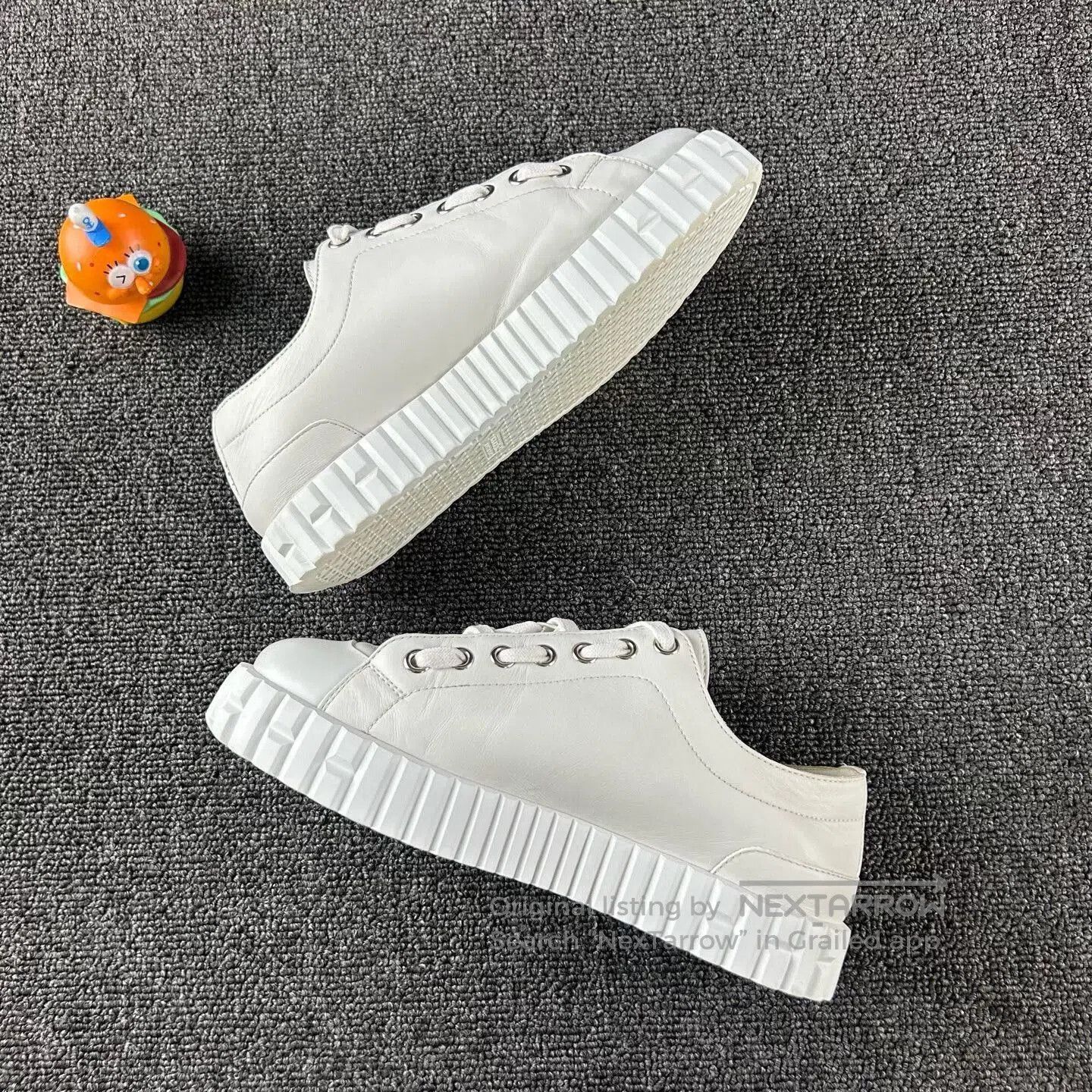 Hermes hermes white platform sneakers size 35. Size US 5 / IT 35 - 3 Thumbnail