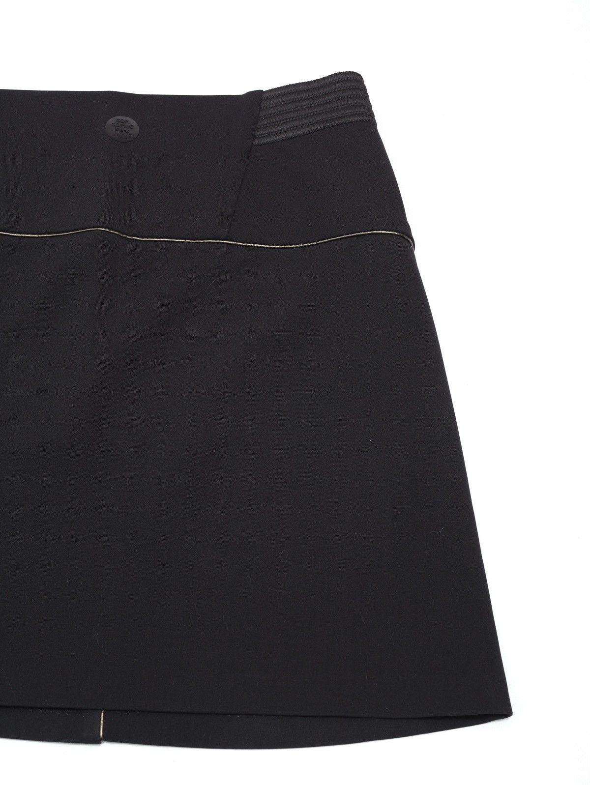 Cop Copine Cop Copine Ariane Jupe Black Skirt Zip Polyester Viscose Size 28" / US 6 / IT 42 - 5 Thumbnail