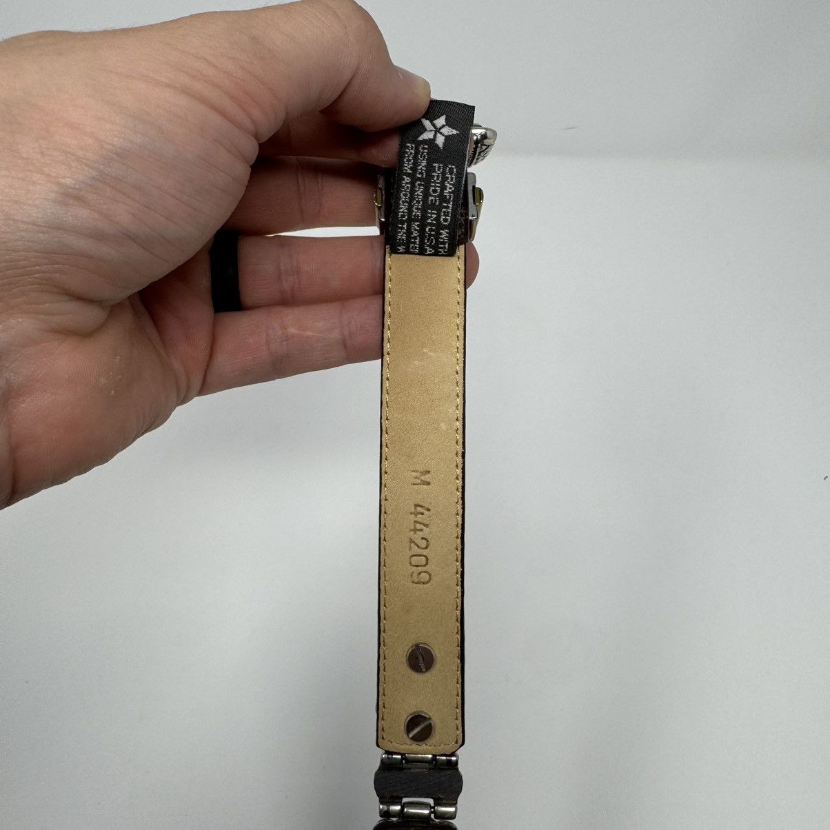 Brighton Brighton Brown Corcodile Embossed Leather Belt Women's M Size ONE SIZE - 7 Thumbnail