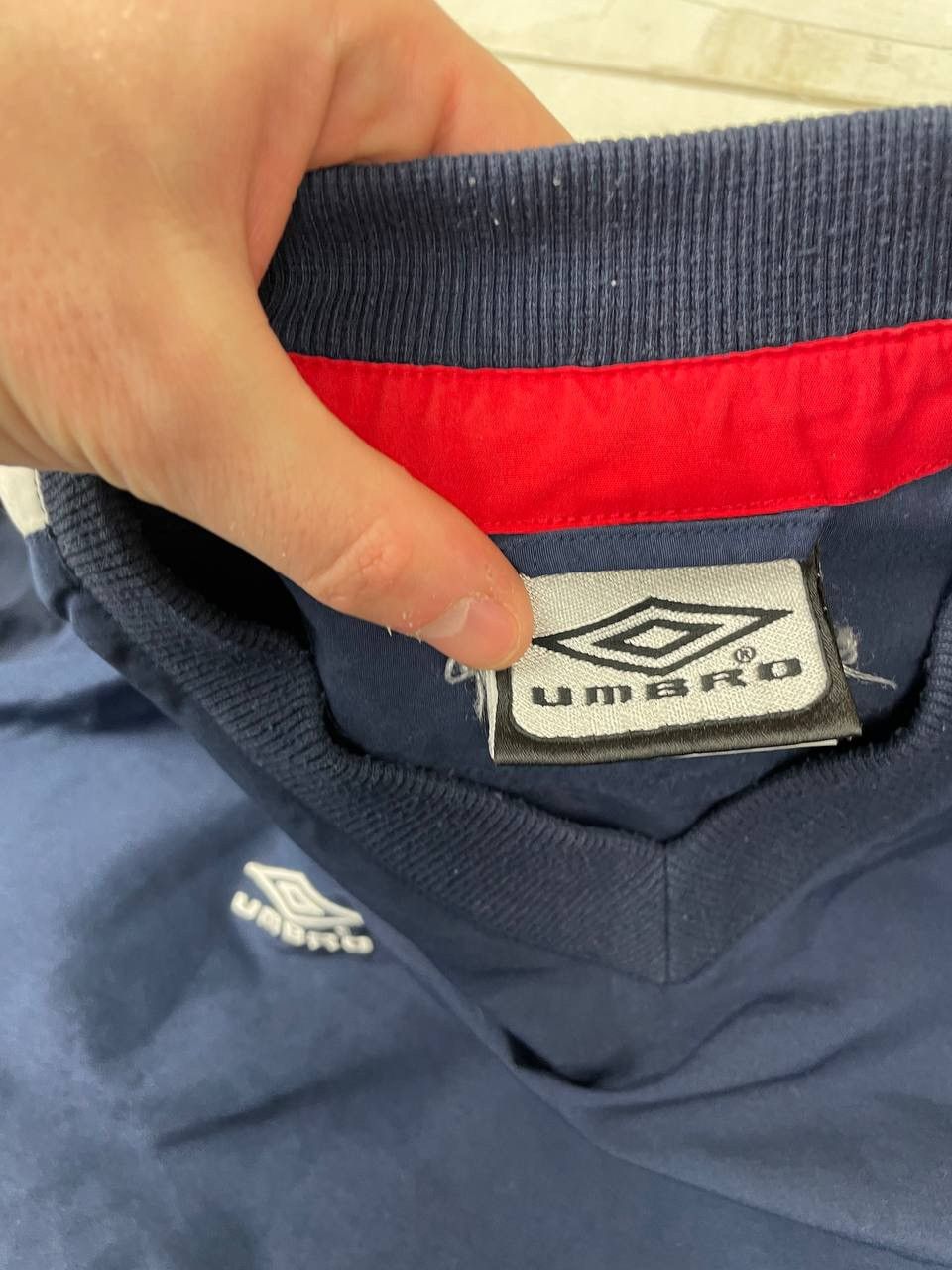 Umbro Umbro England 2002 2004 Sweatshirt Drill Top Windbreaker Size US L / EU 52-54 / 3 - 8 Thumbnail