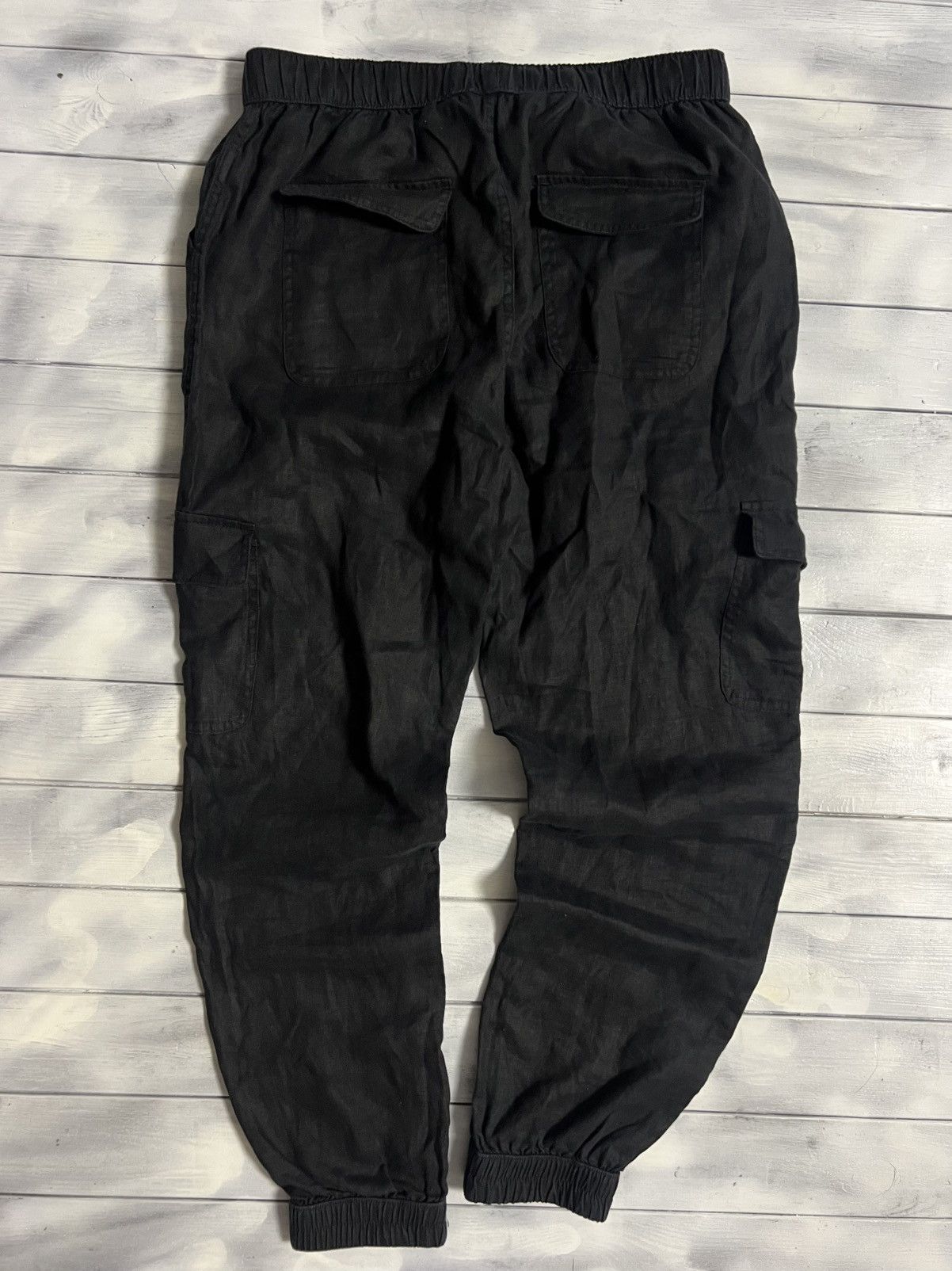 Japanese Brand × Nicole Miller Rare Pants 100% Linen Nikole Miller New York Jogger Size 32" / US 10 / IT 46 - 6 Thumbnail