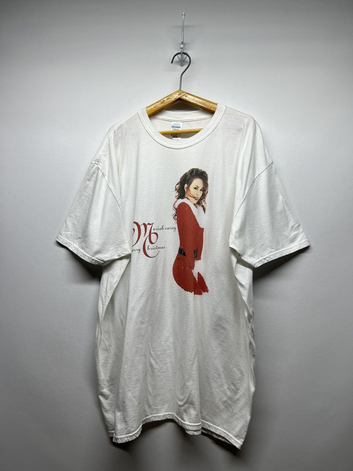Band Tees Vintage Y2k Mariah Carey Christmas T-Shirt Size US XXL / EU 58 / 5 - 4 Thumbnail