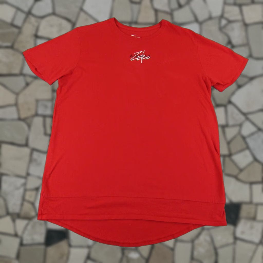 Nike VINTAGE Nike Shirt Mens 2XL Red Athletic Cut Arimax Zero Workout Gym Crewneck Tee Size US XXL / EU 58 / 5 - 1 Thumbnail