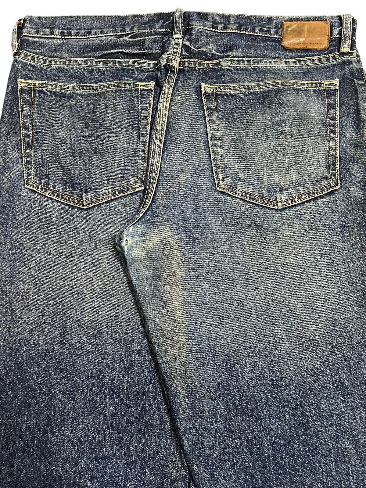 Gap Vintage Y2K Gap Blue Mud Faded Wash Straight Leg Fits Jeans Size US 36 / EU 52 - 6 Thumbnail