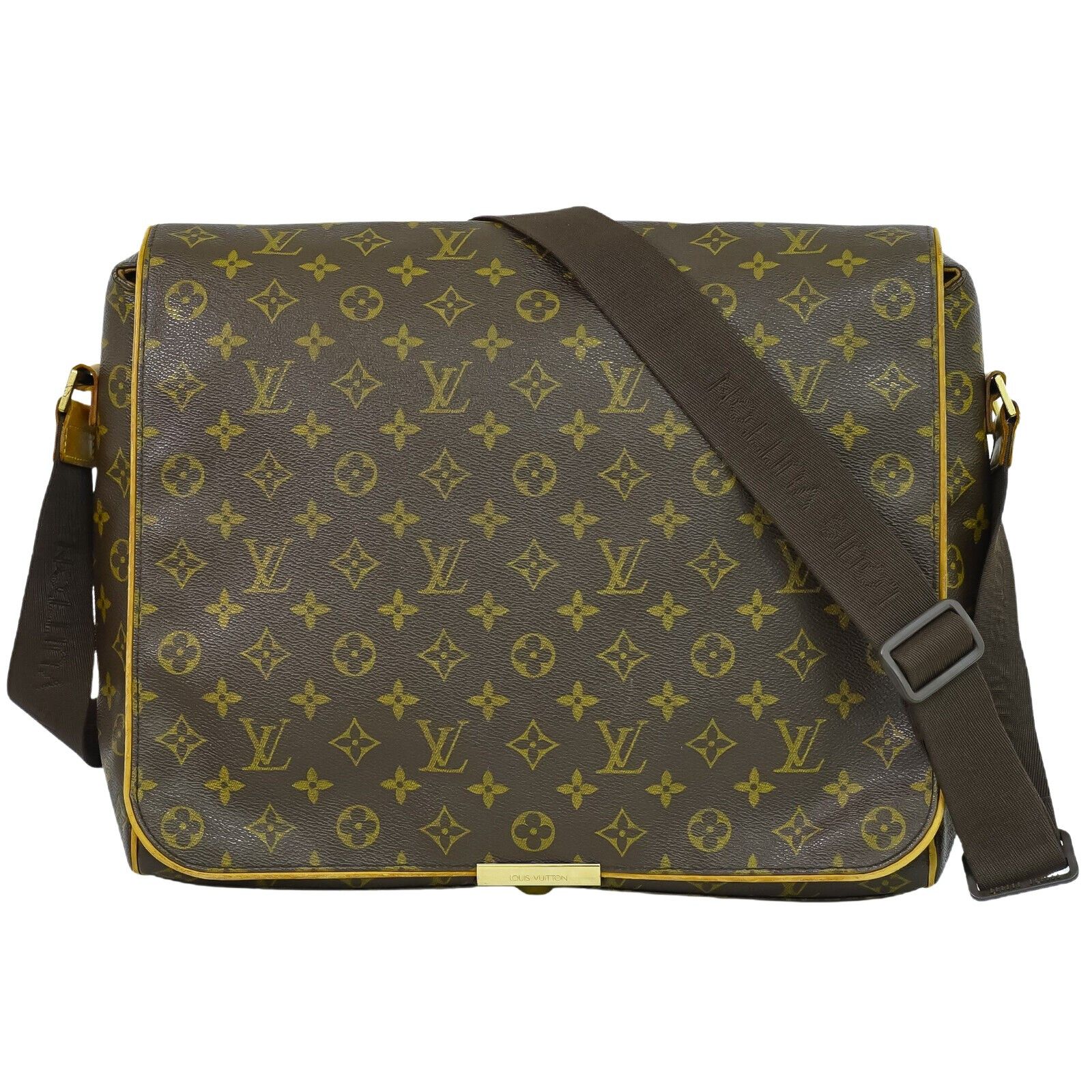 Louis Vuitton Abbesses Brown Canvas Backpack Bag (Pre-Owned) Size ONE SIZE - 1 Thumbnail