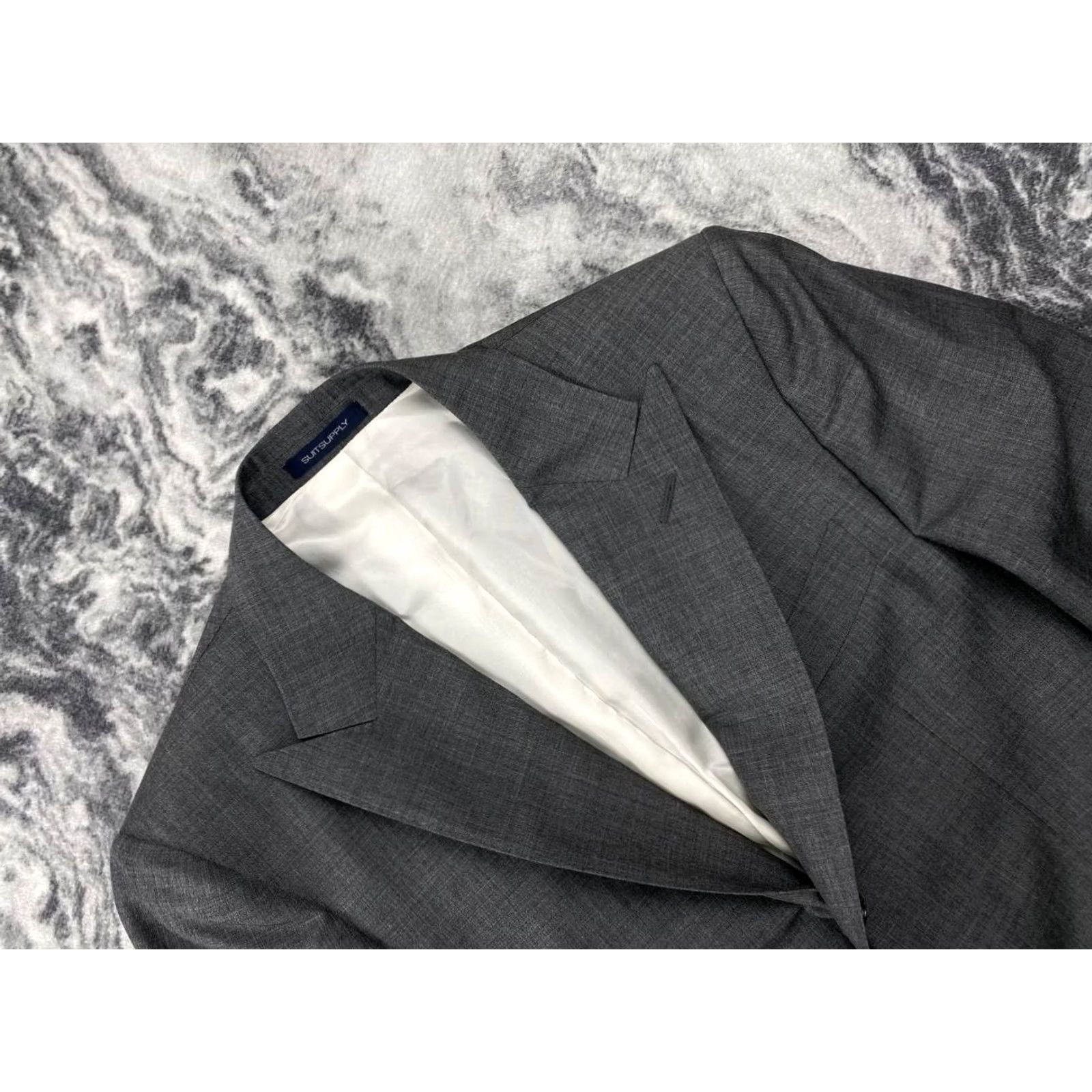 Suitsupply Suitsupply Blazer Men Size 48 Gray Single-Breasted Wool 2 Piece Jacket Coat Vintage No? (Note: If "Not Vintage" ensure no question marks) Size 48R - 3 Thumbnail