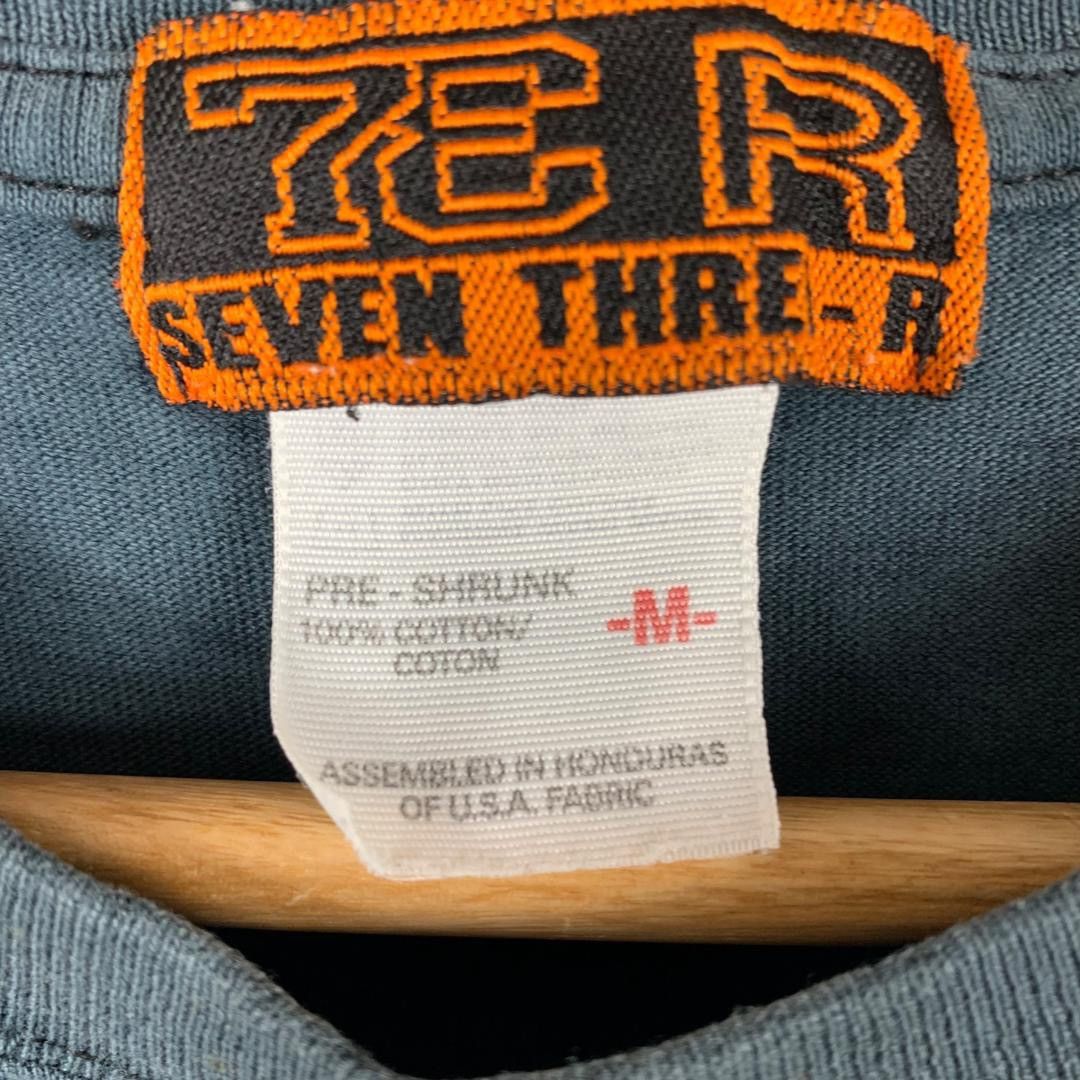 Seven 7 Vintage distressed SEVEN THREE R 73 surf punk japanese tee Size US M / EU 48-50 / 2 - 11 Thumbnail