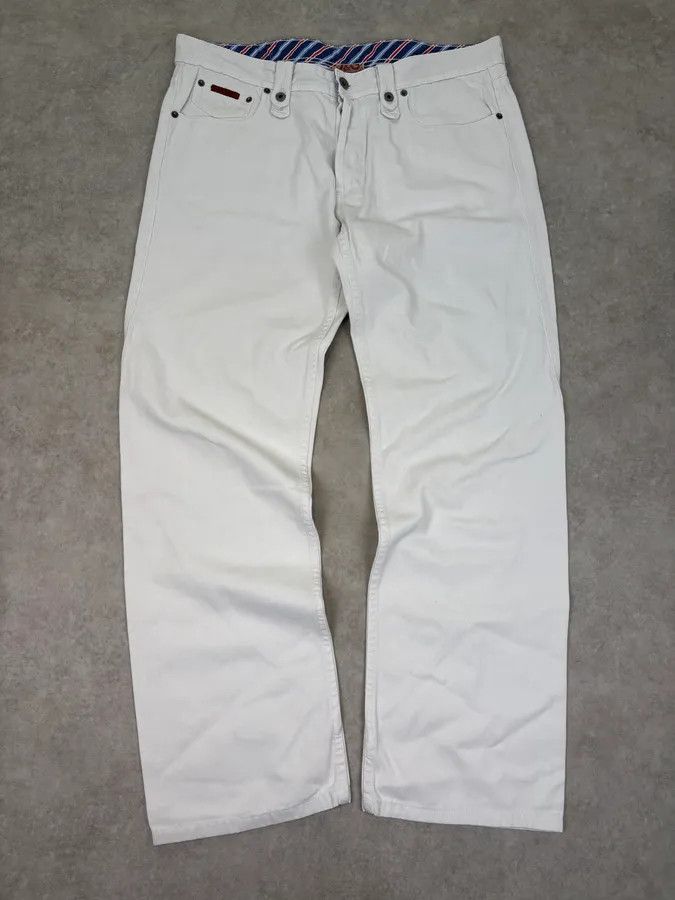 AW2004 Dolce & Gabbana Archive Winner White Denim Jeans