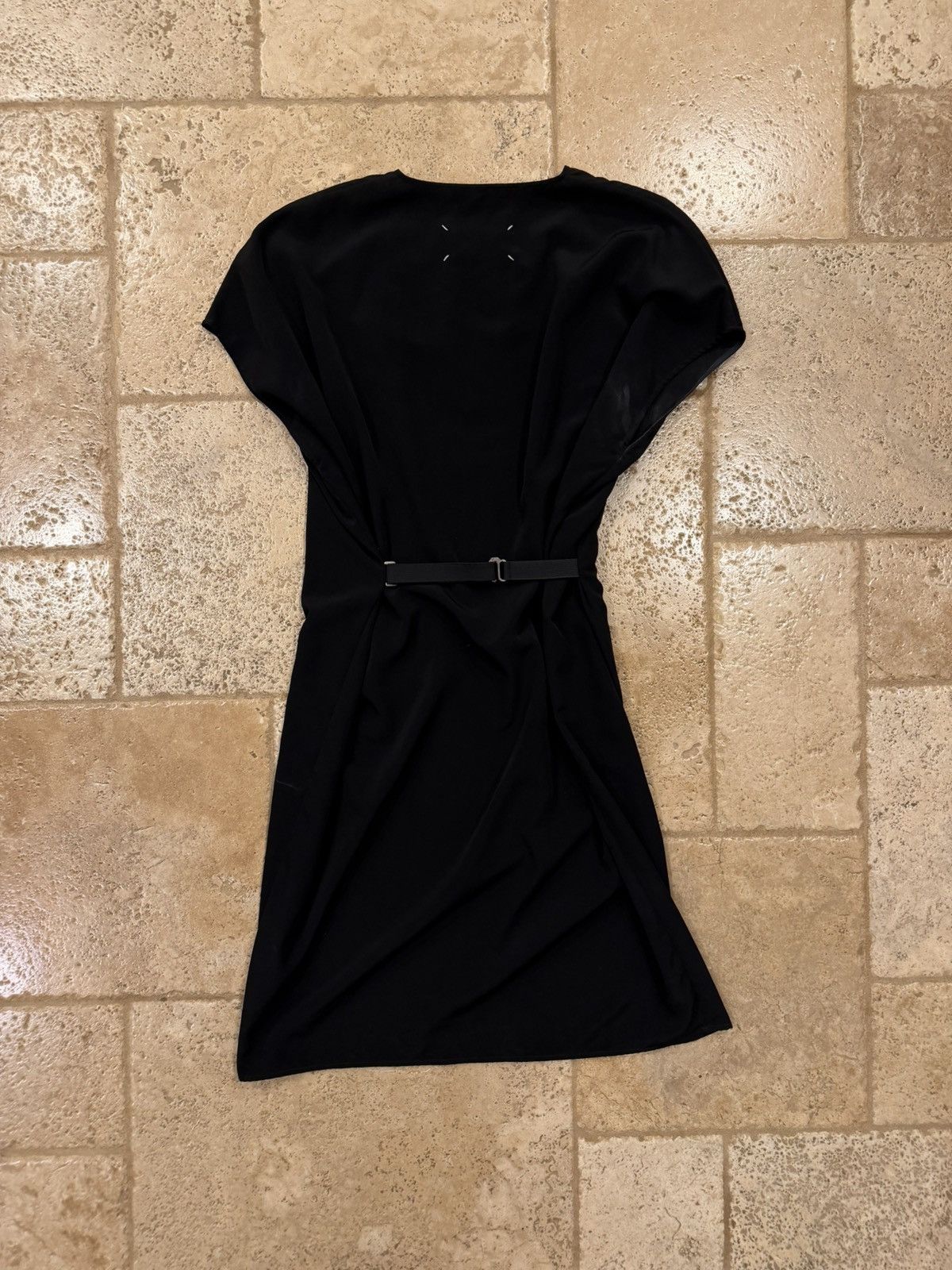 Maison Margiela Maison Martin Margiela 2011 Black Sleeveless Belted Dress Size M / US 6-8 / IT 42-44 - 2 Thumbnail