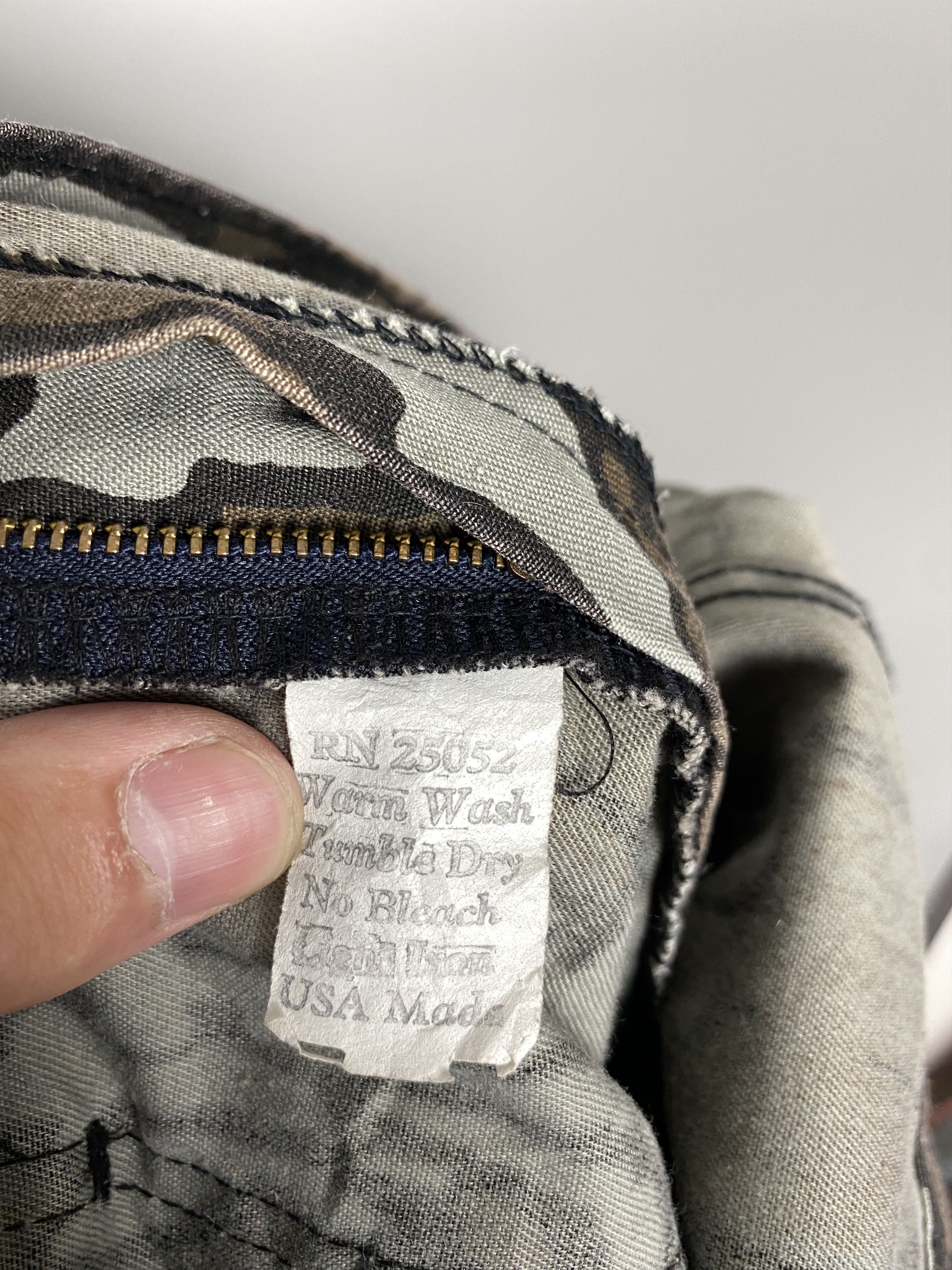 Japanese Brand Vintage 80s Gung Ho TreBark Camo Cargo Pants Talon Zip Size US 34 / EU 50 - 13 Thumbnail