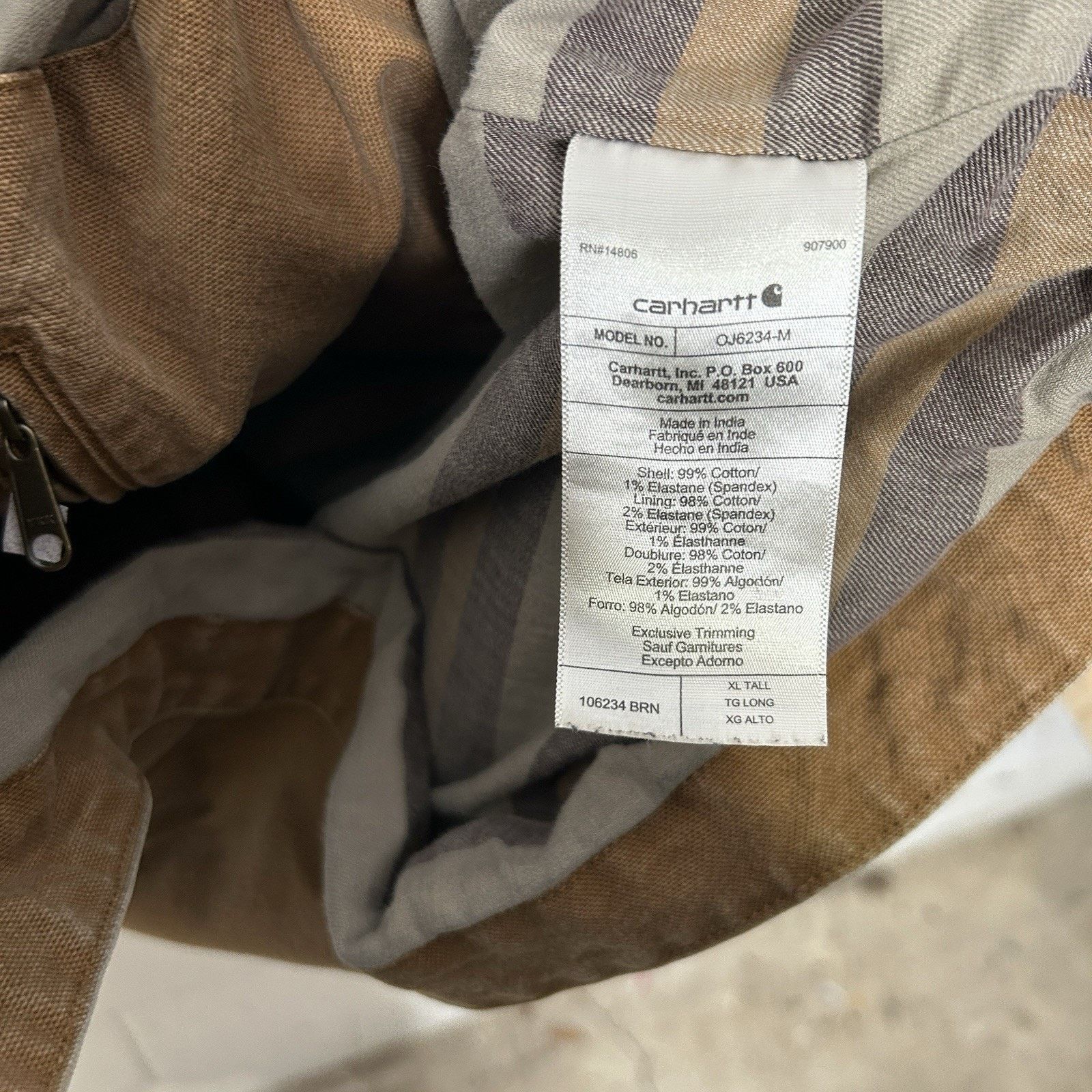 Carhartt Carhartt Re-Engineered Rugged Flex Detroit Jacket “Brown” Size US XL / EU 56 / 4 - 10 Thumbnail