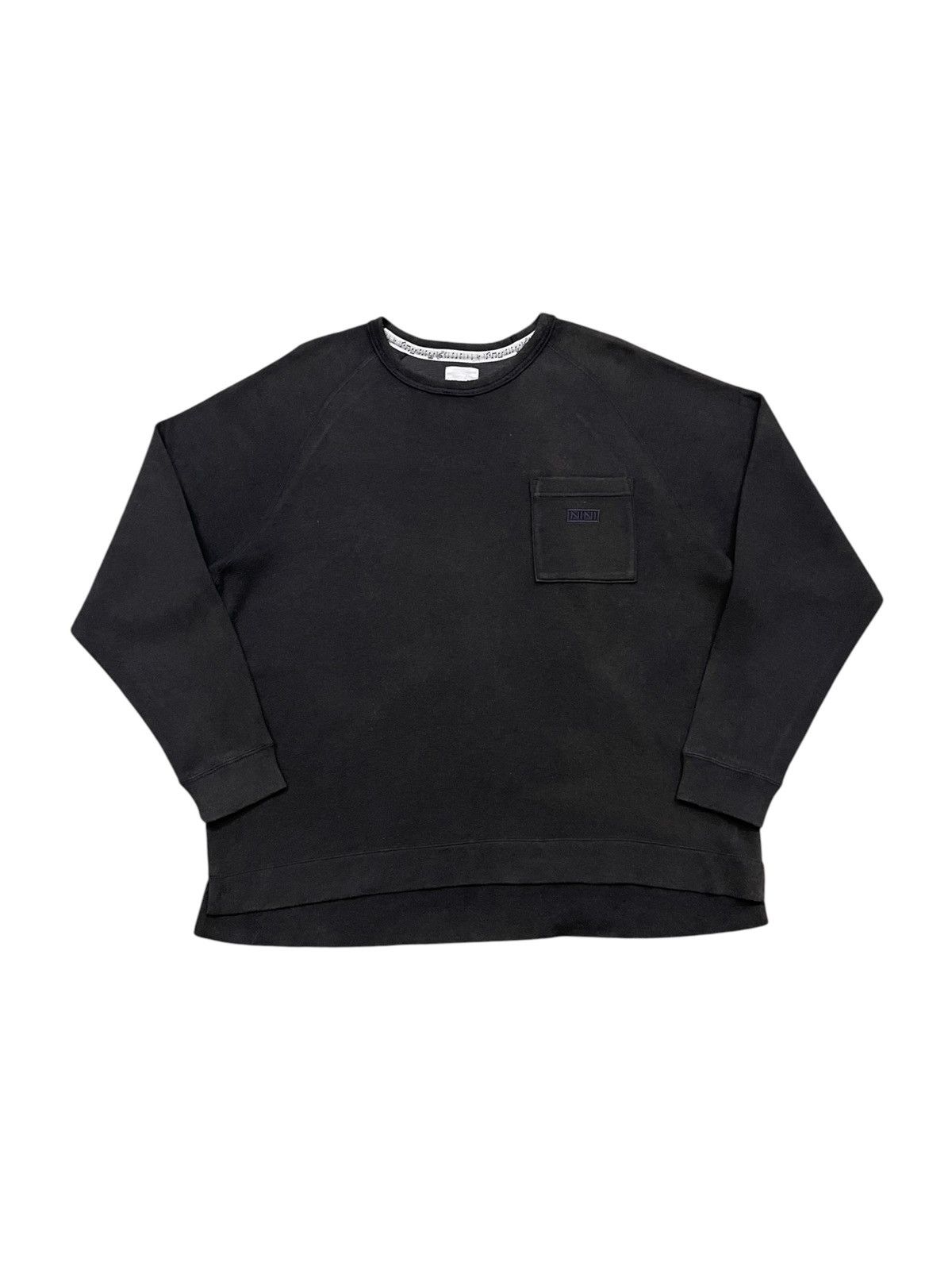 Number (N)ine 2000s NUMBER (N)INE SWEATSHIRT SINGLE POCKET SMALL LOGO Size US L / EU 52-54 / 3 - 1 Thumbnail