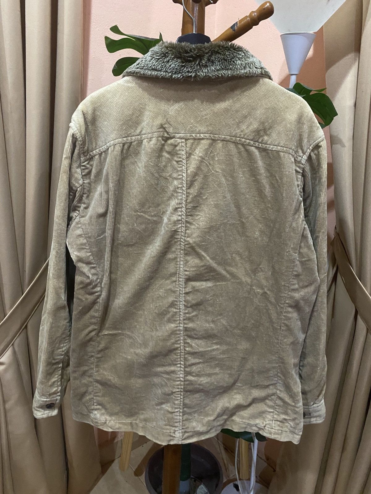 Kansai Yamamoto Vintage KANSAI JEANS Faux Fur Collar Corduroy Jacket Size US M / EU 48-50 / 2 - 7 Thumbnail
