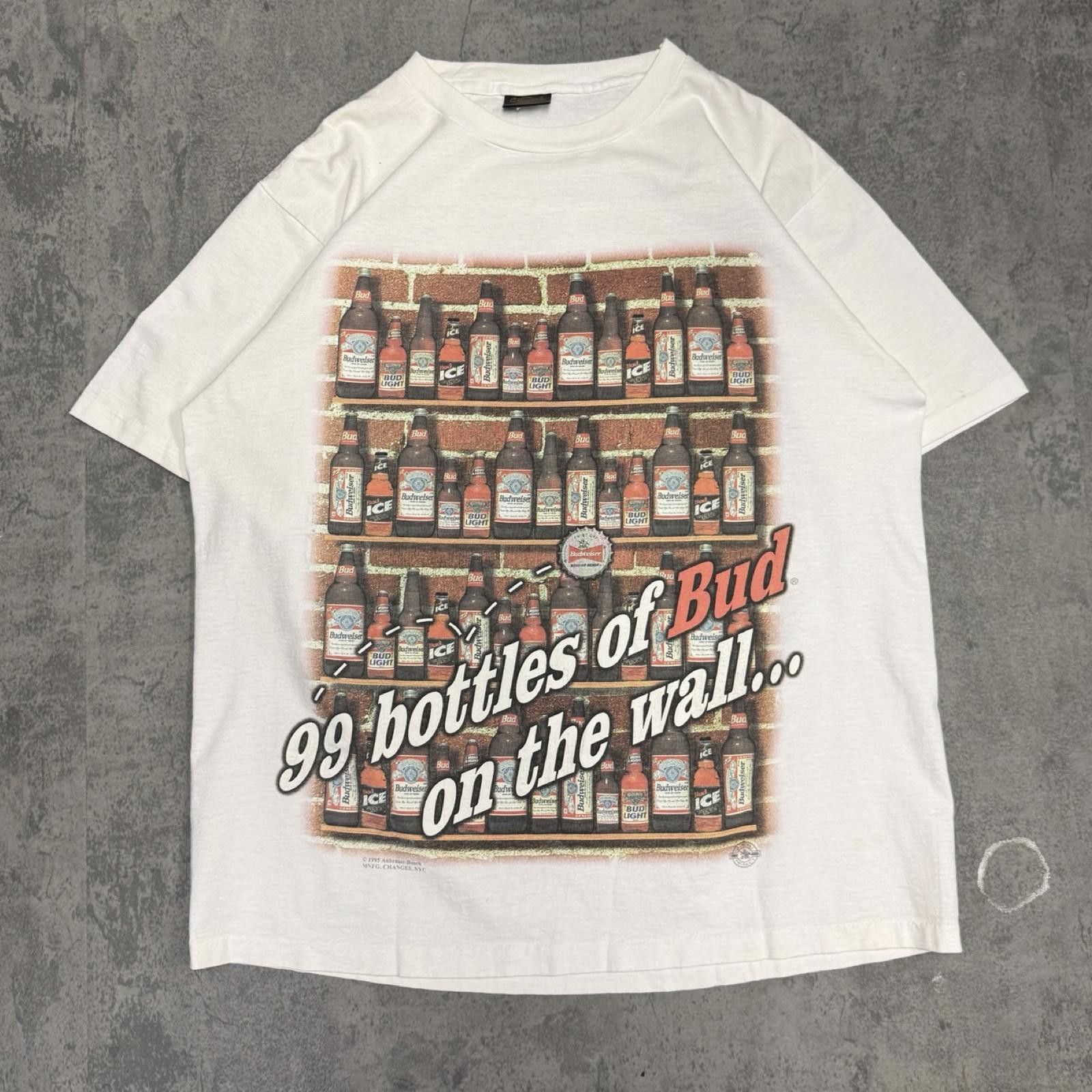 Changes 1995 Budweiser '99 bottles of bud on the wall.. -- XL -- Size US XL / EU 56 / 4 - 1 Thumbnail