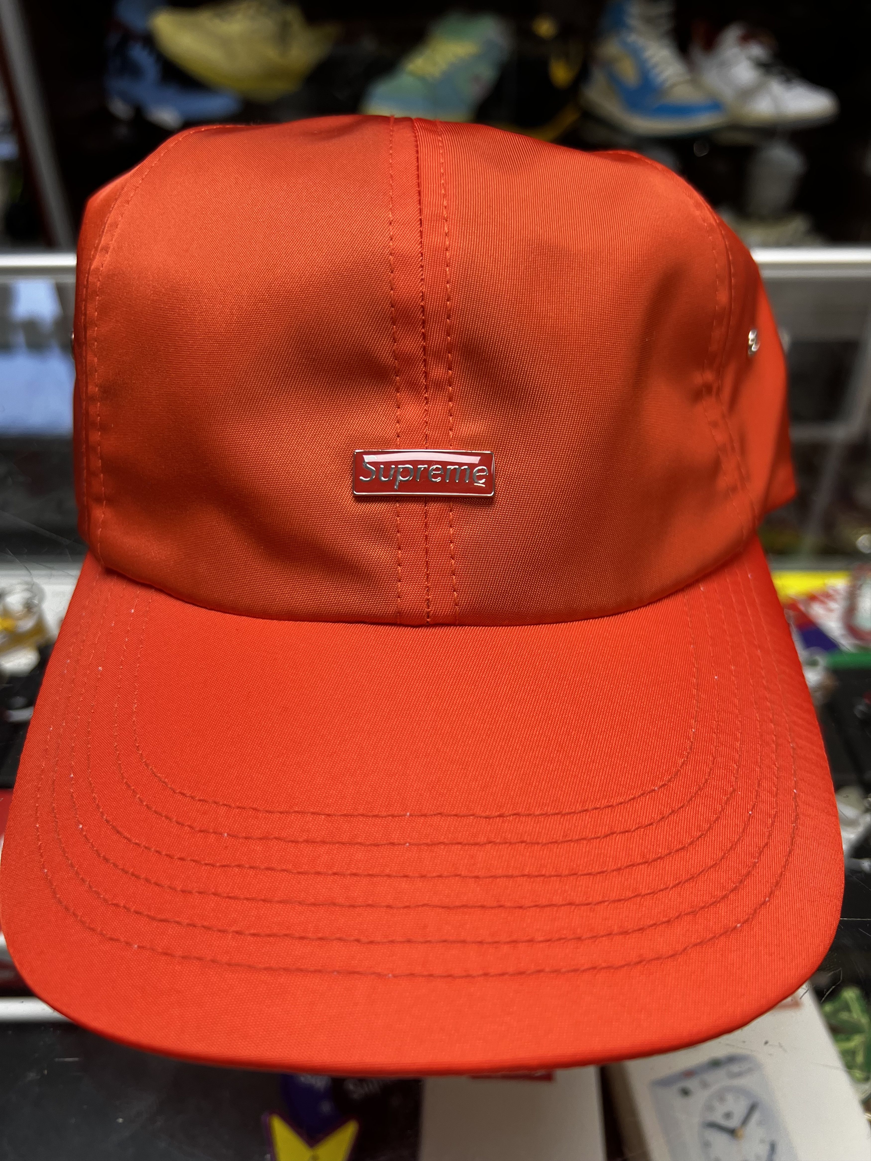 Supreme Supreme Enamel Hat Orange Brand New Size ONE SIZE - 1 Thumbnail