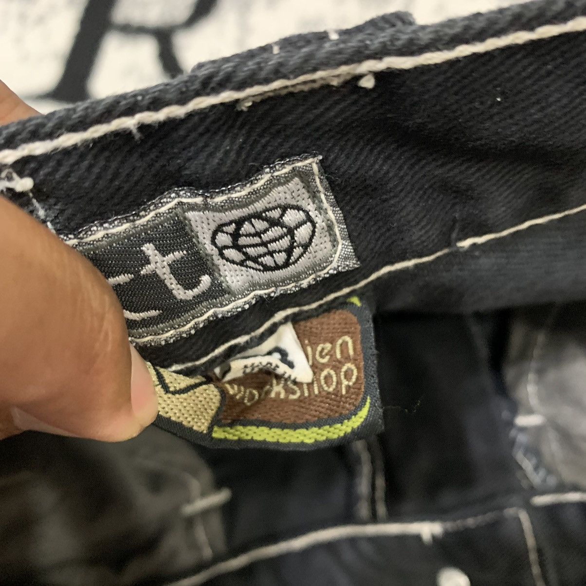 Alien Workshop Rare Vintage Alien Workshop Sovereign Sect Baggy Long Pants Size US 28 / EU 44 - 11 Thumbnail