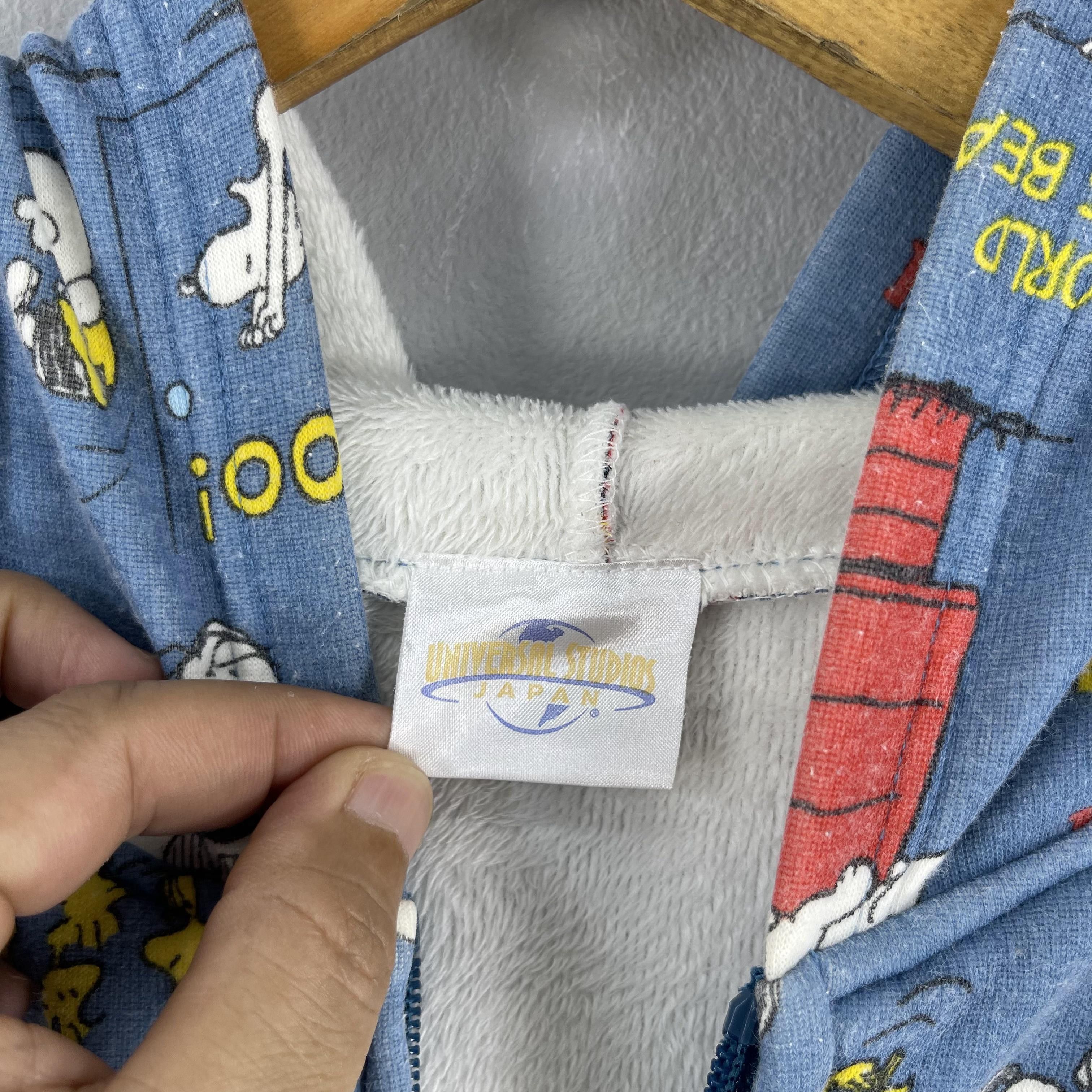 Peanuts Vintage SNOOPY Joe Cole Cartoon All Over Print Zipper Hoodie Size US L / EU 52-54 / 3 - 4 Thumbnail