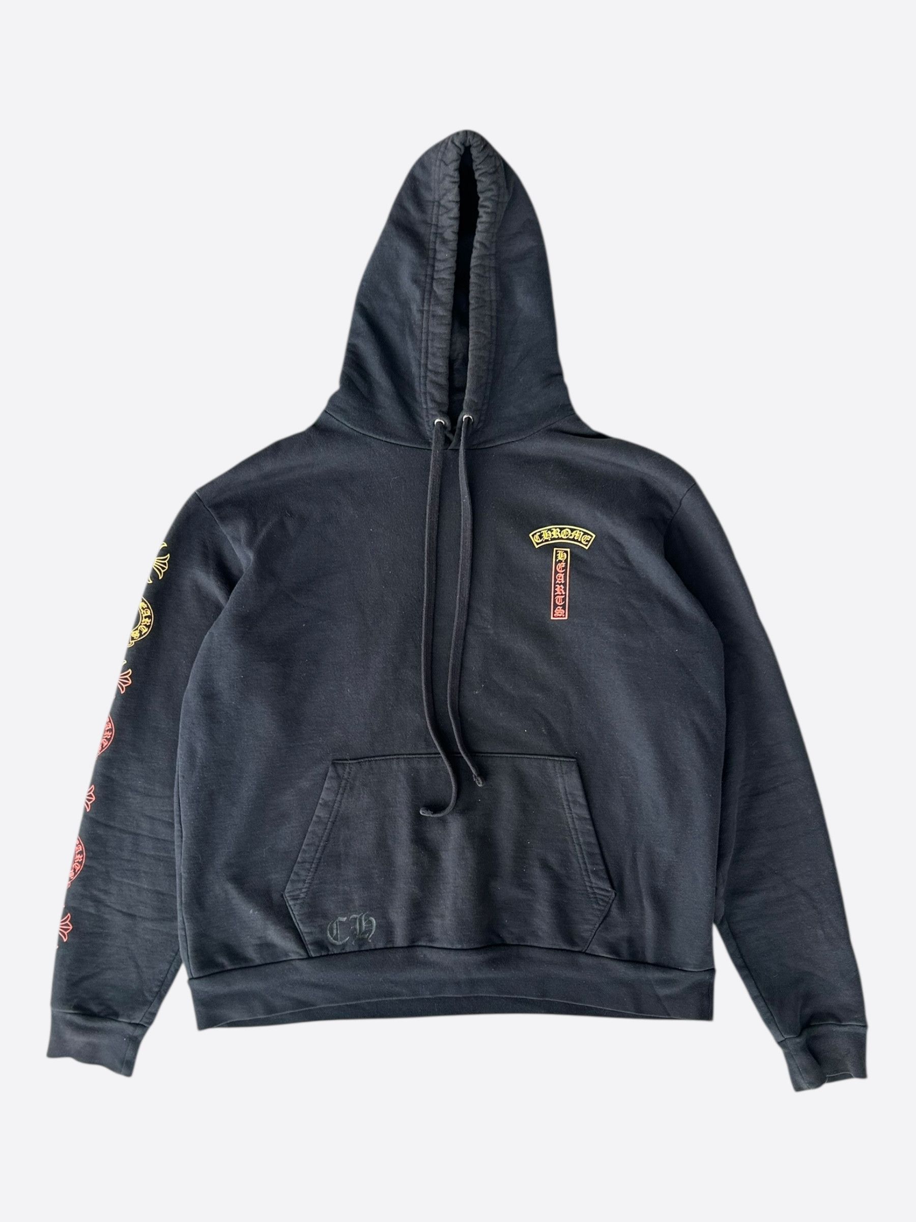Chrome Hearts Chrome Hearts Black Sunset Gradient T-Bar Hoodie Size US S / EU 44-46 / 1 - 1 Thumbnail