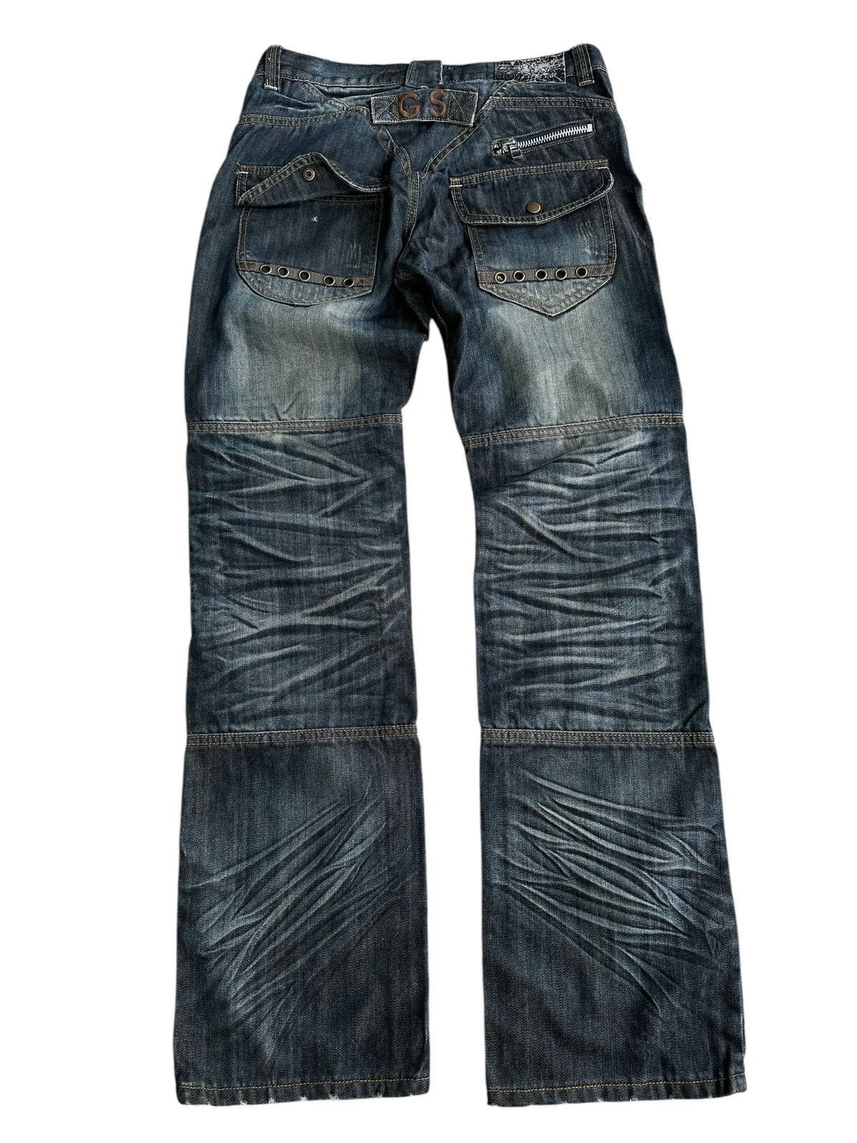 Japanese Brand Flare Gstar Double Waist 🎌💥 Size US 33 - 2 Thumbnail