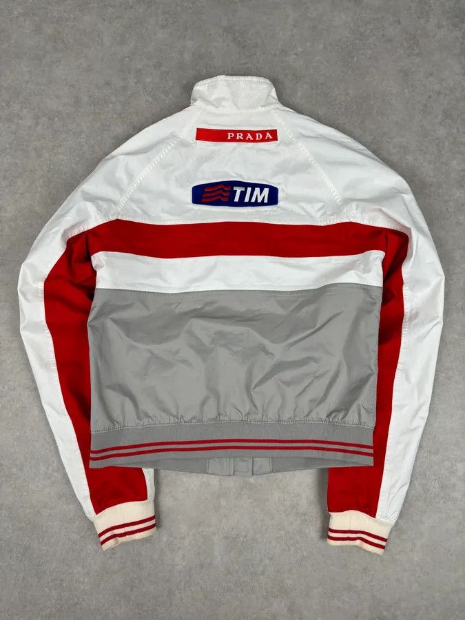 Prada AW2003 Prada White & Red Luna Rossa Sport Jacket Size M / US 6-8 / IT 42-44 - 6 Thumbnail