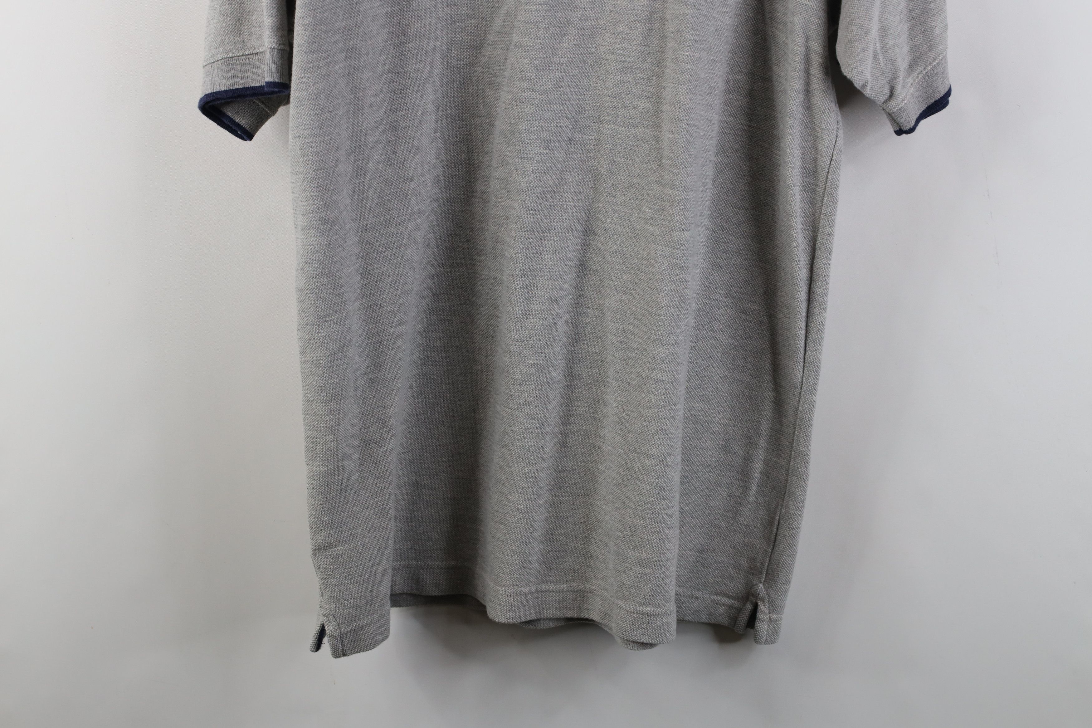 Vintage Vintage 90s Block M University of Michigan Polo Shirt Gray Size US M / EU 48-50 / 2 - 13 Thumbnail