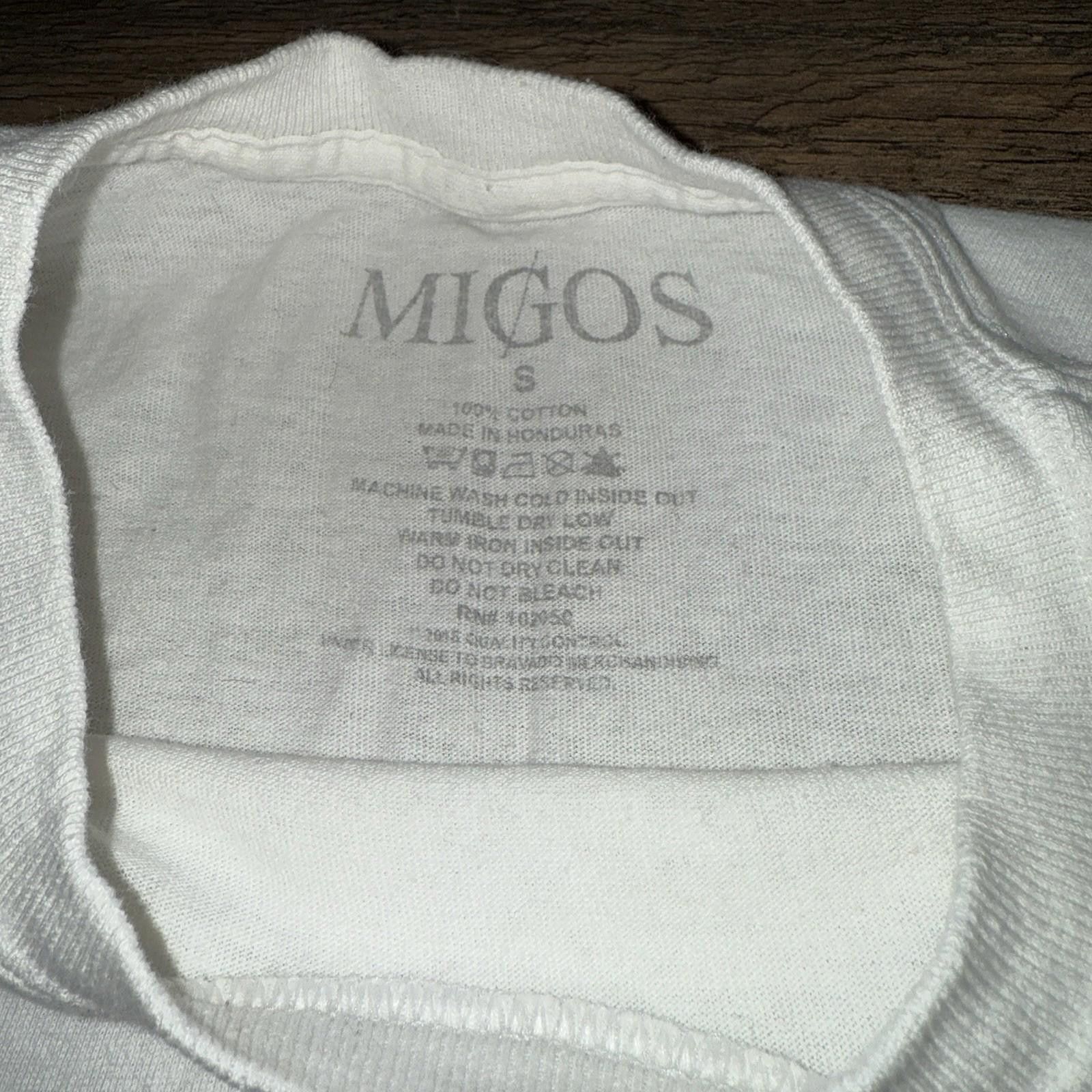 Migos Migos 2 Culture 2 White Tee Short Sleeve Concert Mens Small Size US S / EU 44-46 / 1 - 5 Thumbnail