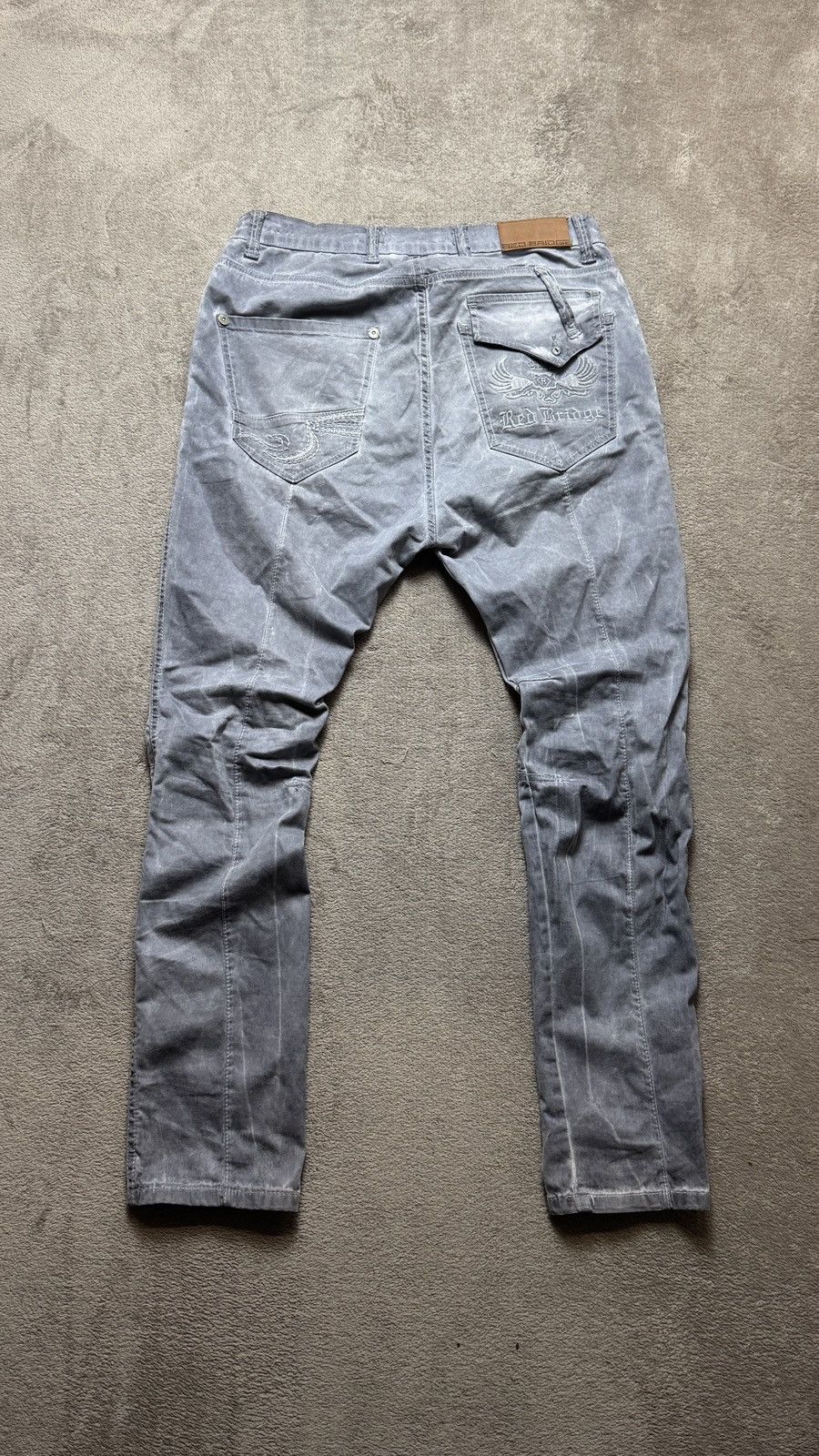 Japanese Brand Vintage Slim Fit Wash Jeans Y2K ysl punk hedi slimane purple Size US 32 / EU 48 - 3 Thumbnail