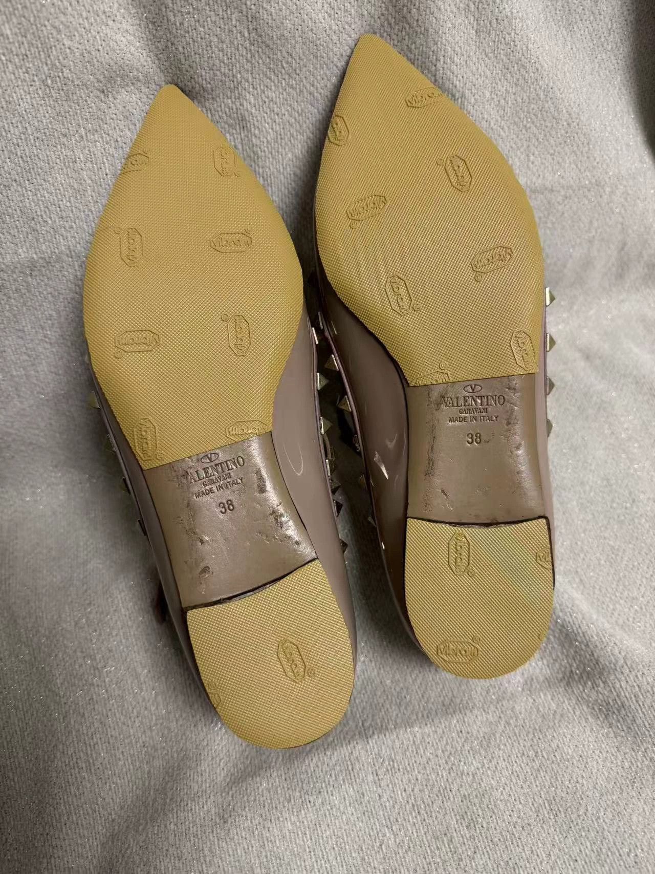 Valentino Valentino Nude Flats 38 Size US 7.5 / IT 37.5 - 3 Thumbnail